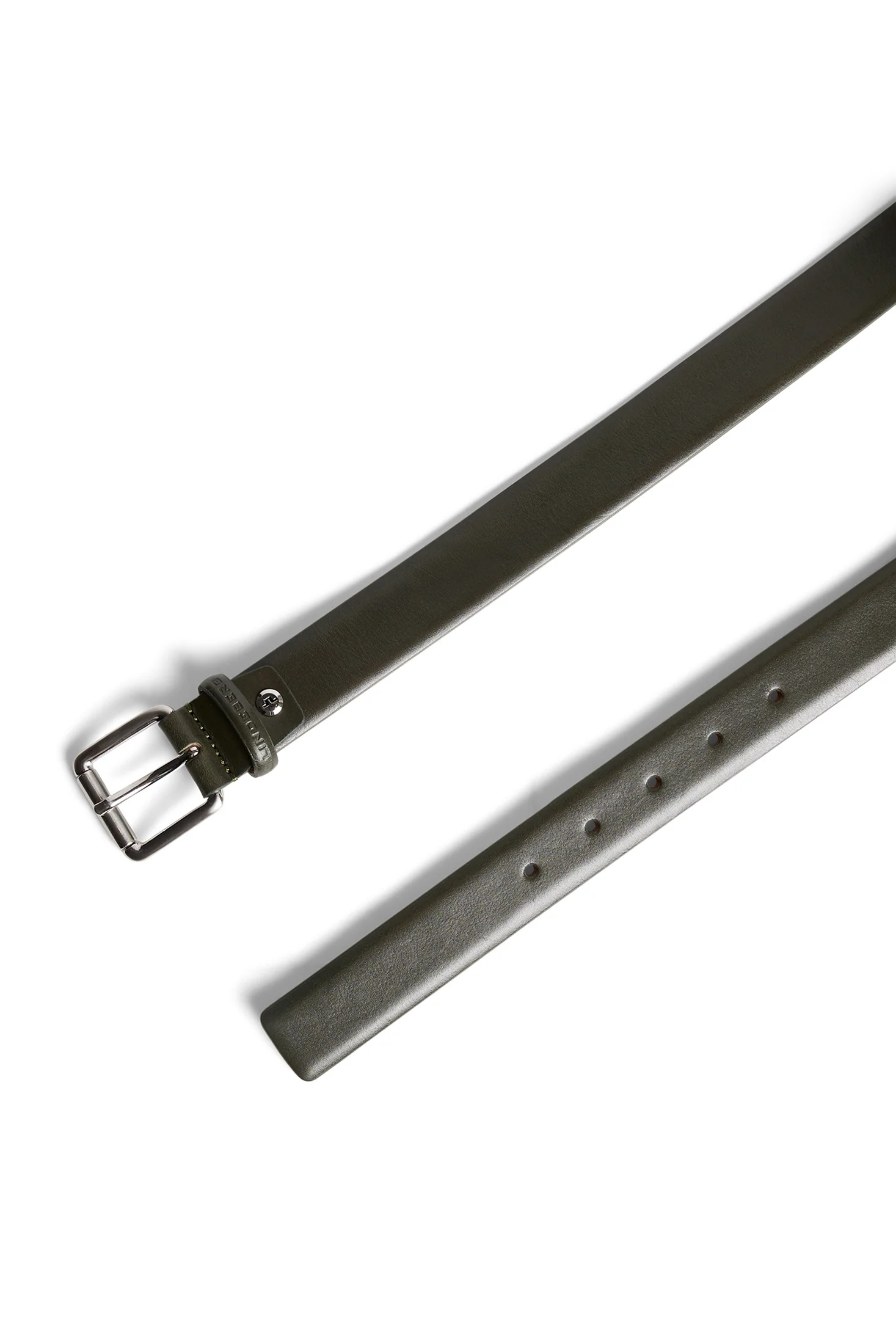 Bill Leather Belt / Forest Green - Image 2