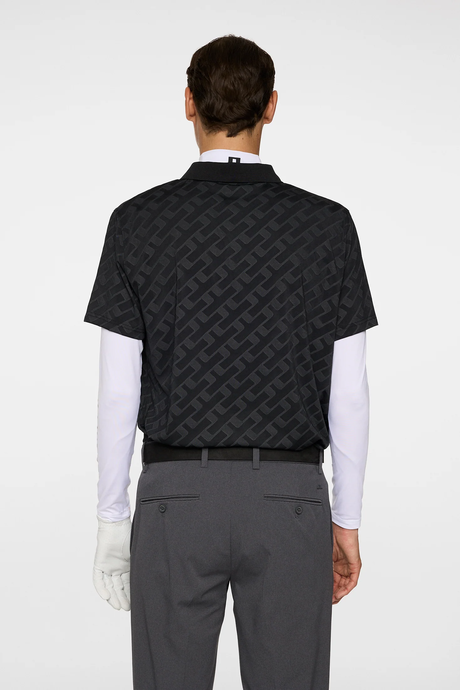 Bison Jacquard  Polo / Black - Image 3