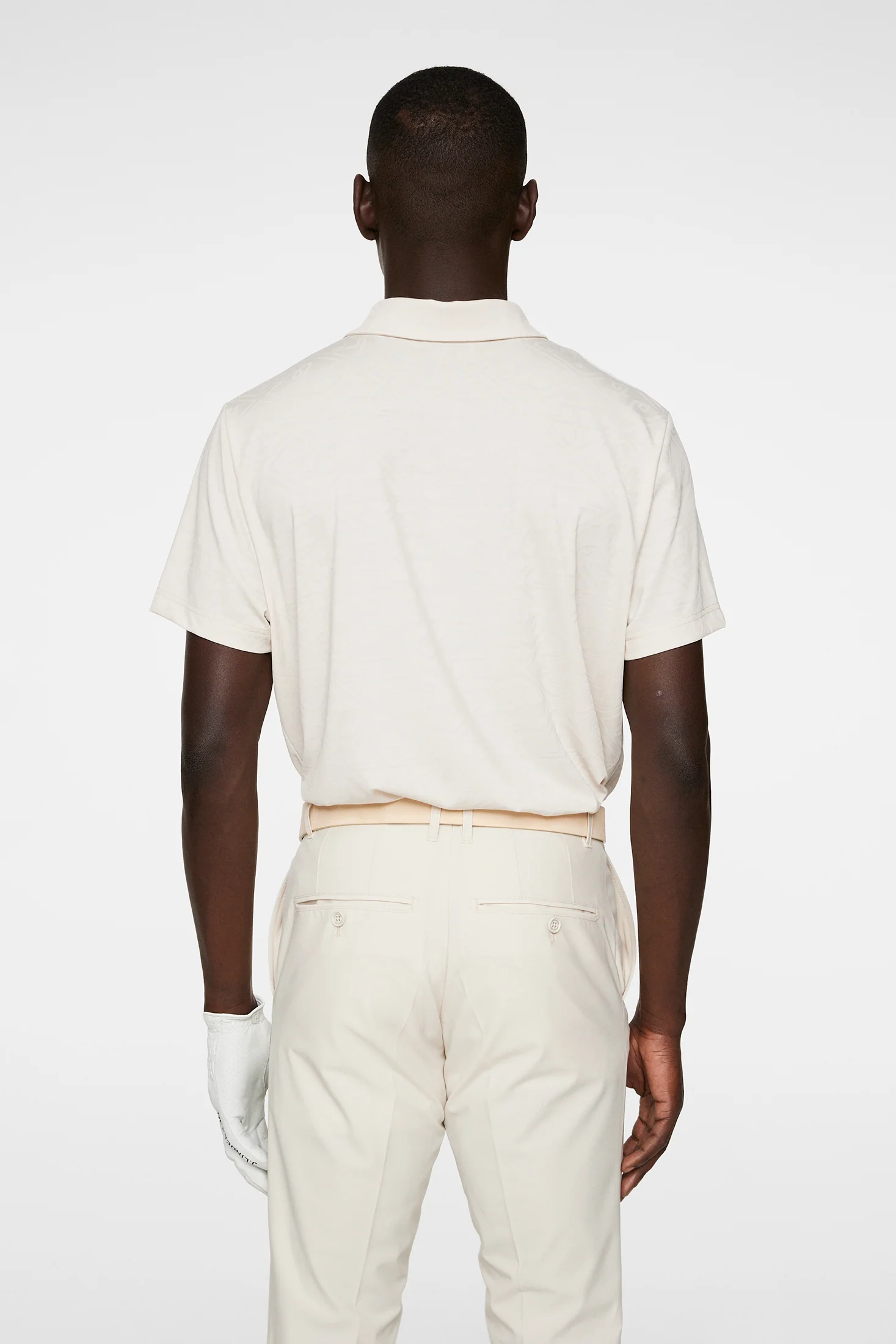 Bison  Regular Jacquard Polo / Moonbeam - Image 3