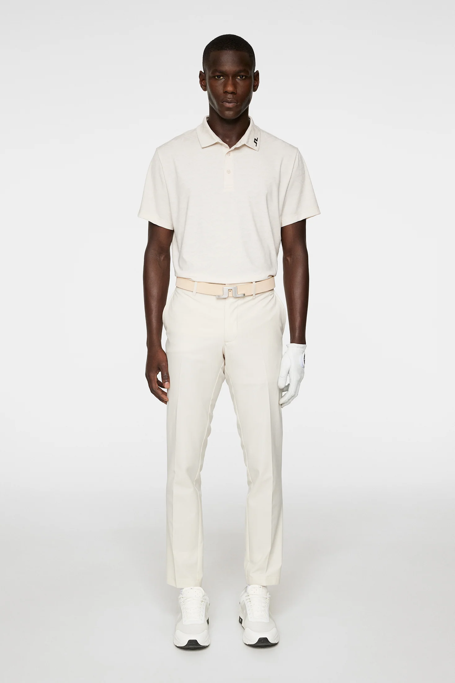 Bison  Regular Jacquard Polo / Moonbeam - Image 4