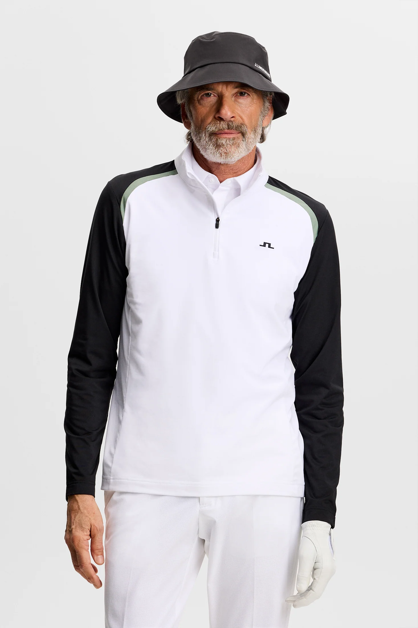 Blake Zip Mid Layer / White - Image 2