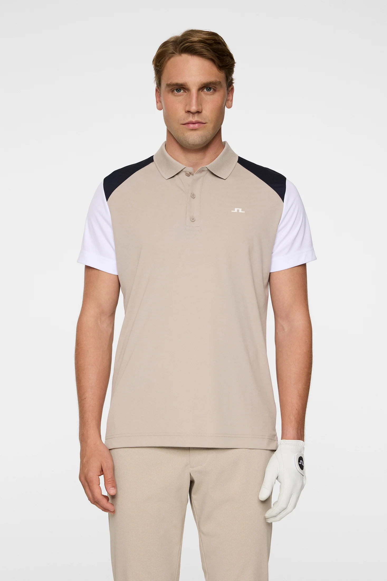 Block Polo / Oyster Brown - Image 3