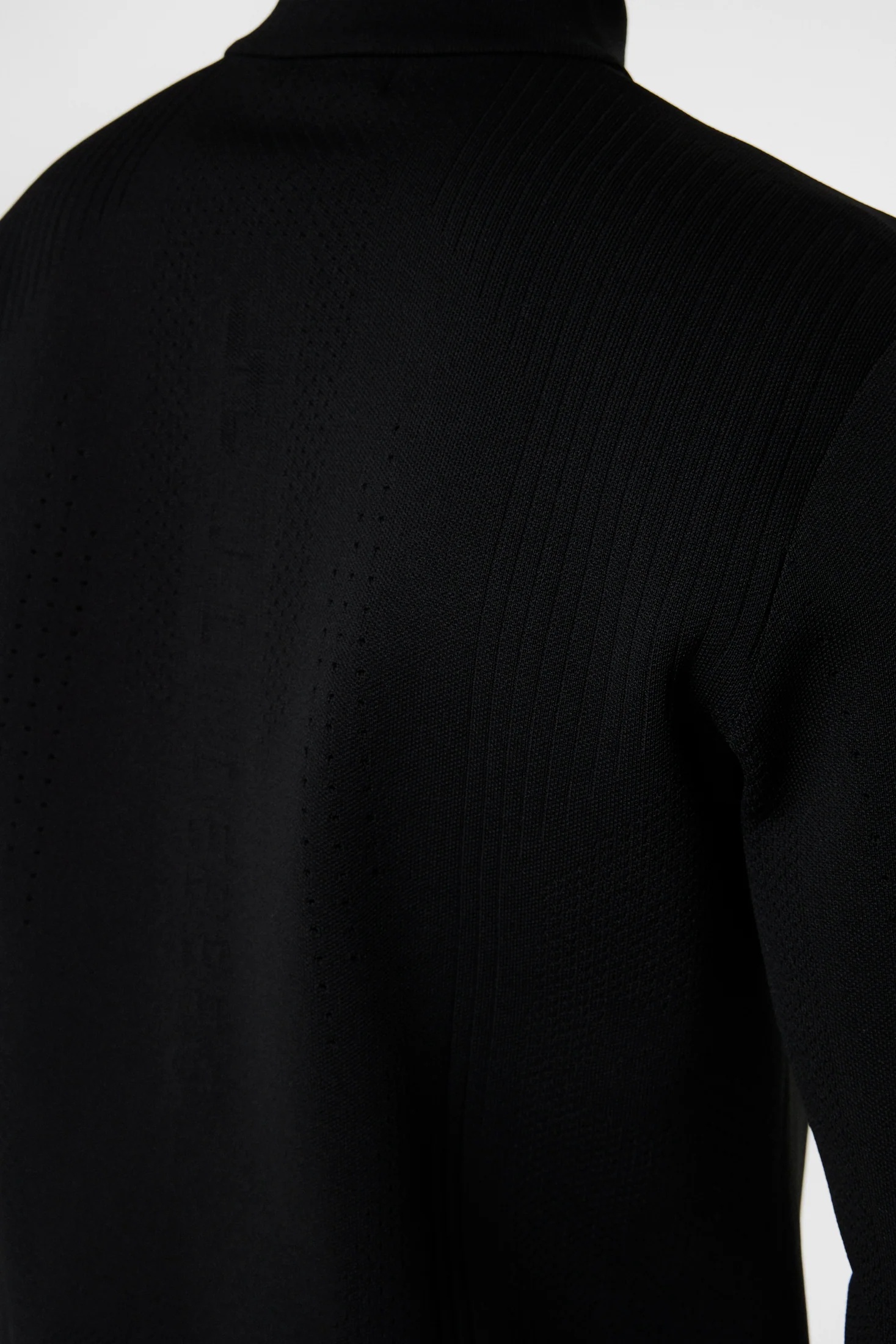 Bo Tech Knit Zip Sweater / Black - Image 7
