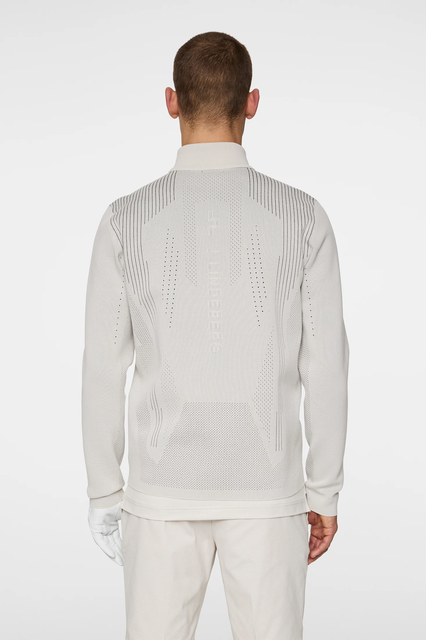 Bo Tech Knit Zip Sweater / Moonbeam - Image 4