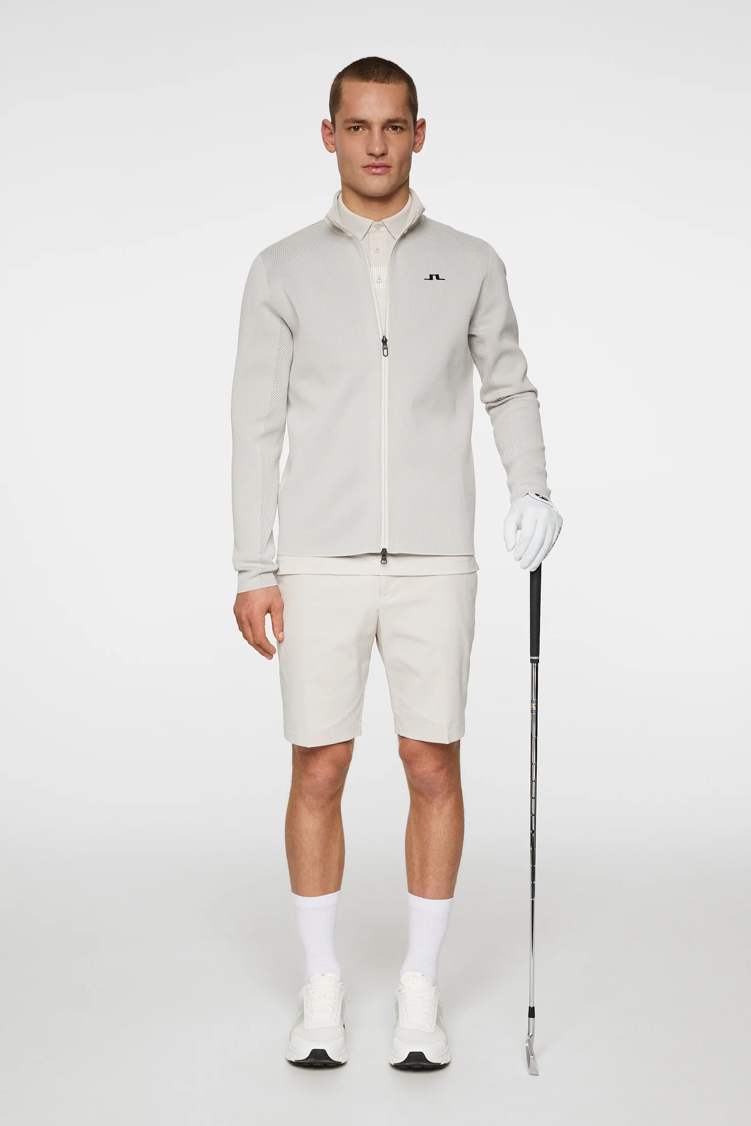 Bo Tech Knit Zip Sweater / Moonbeam - Image 5