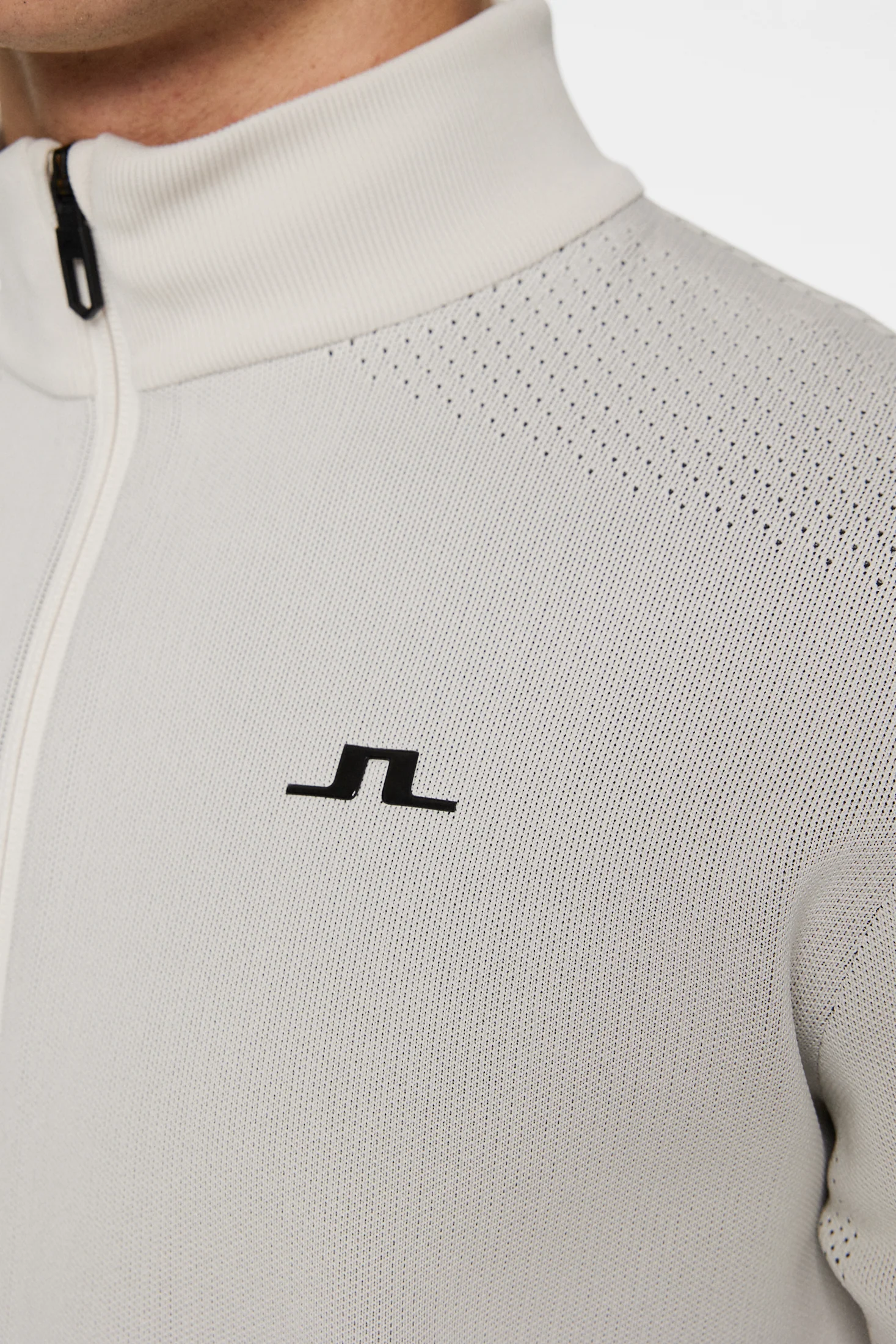 Bo Tech Knit Zip Sweater / Moonbeam - Image 7