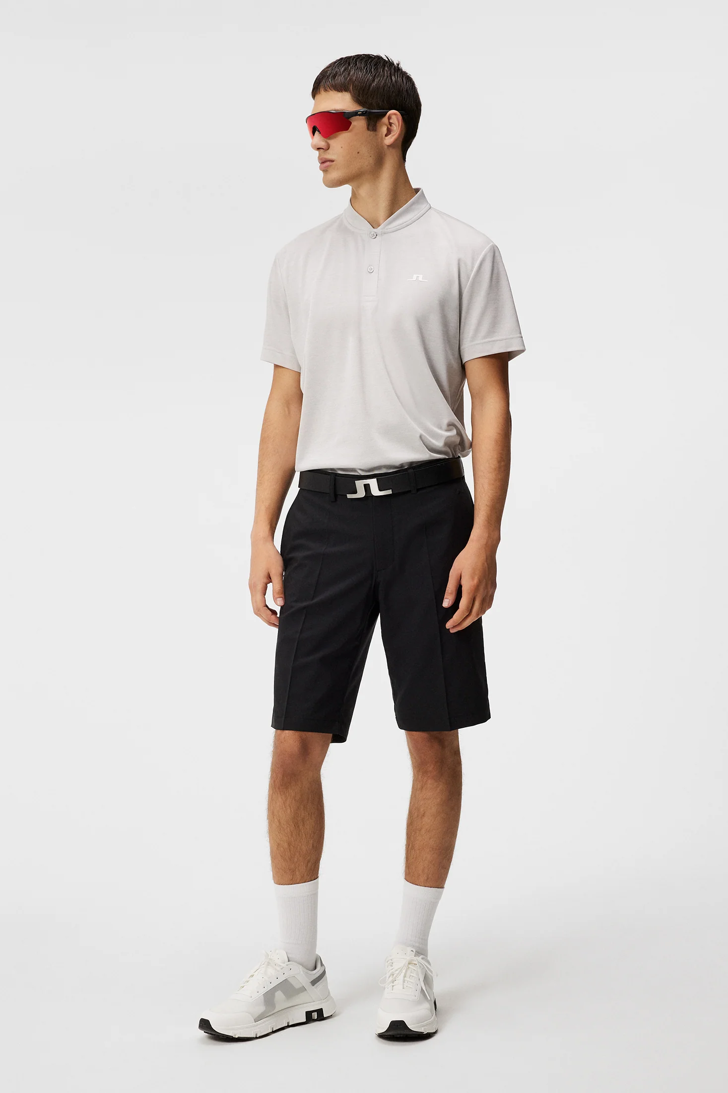 Bode Regular Fit Polo / Light Grey Melange - Image 4