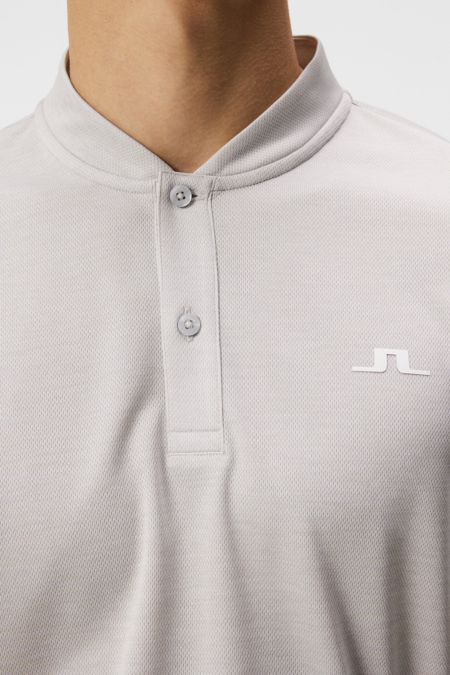 Bode Regular Fit Polo / Light Grey Melange - Image 6