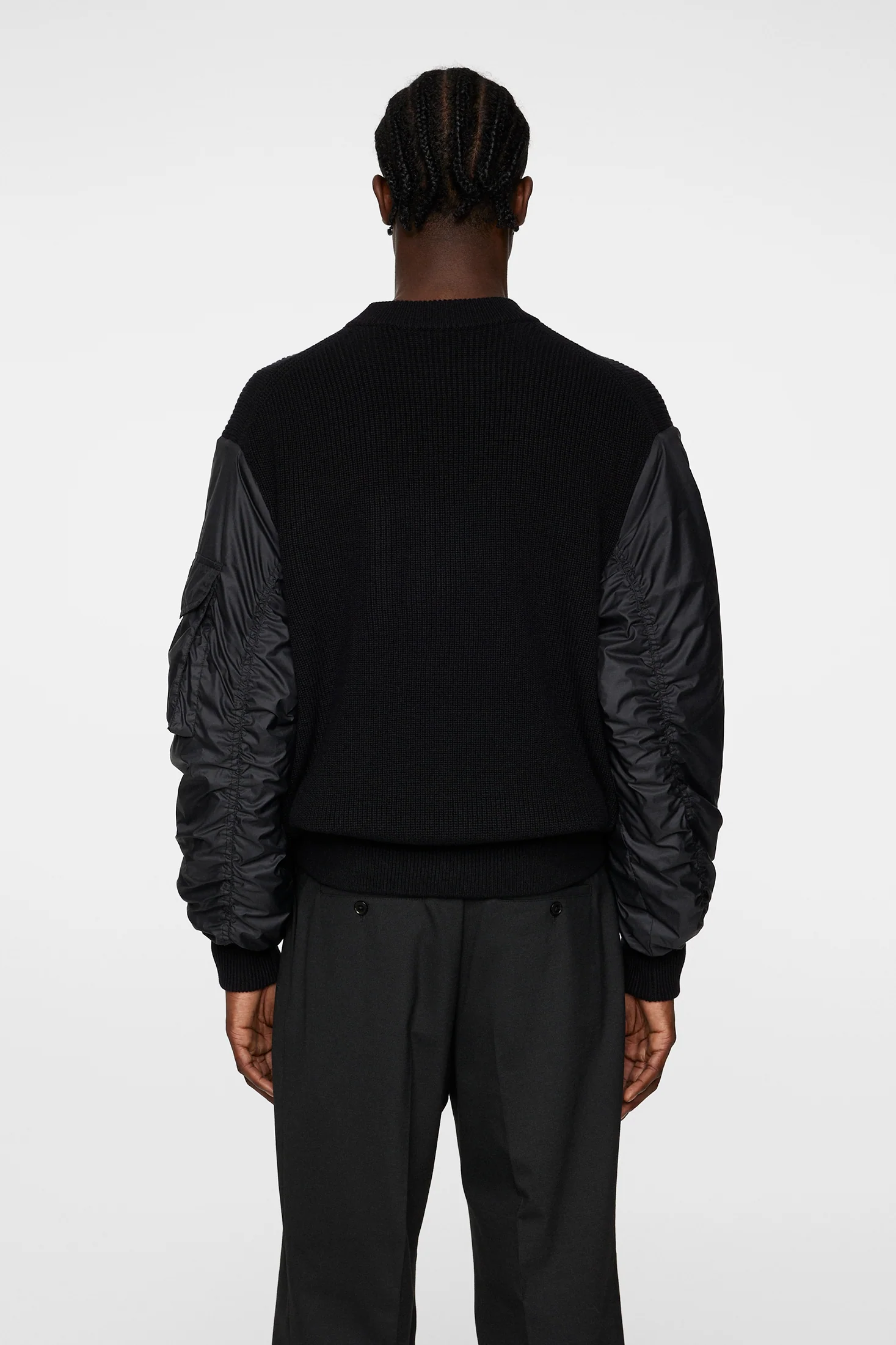 Bow Bomber Knit Hybrid / Black - Image 3