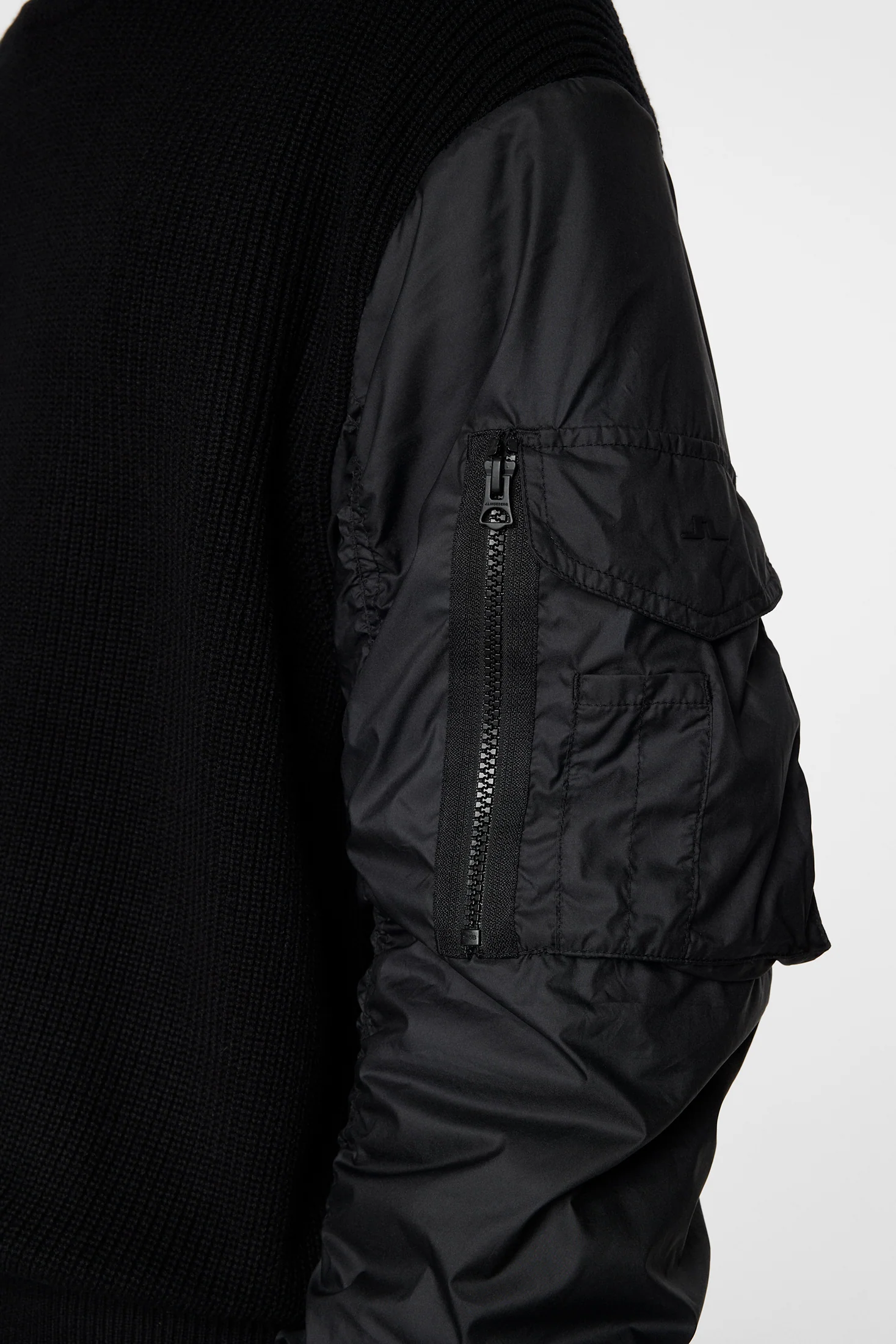 Bow Bomber Knit Hybrid / Black - Image 6