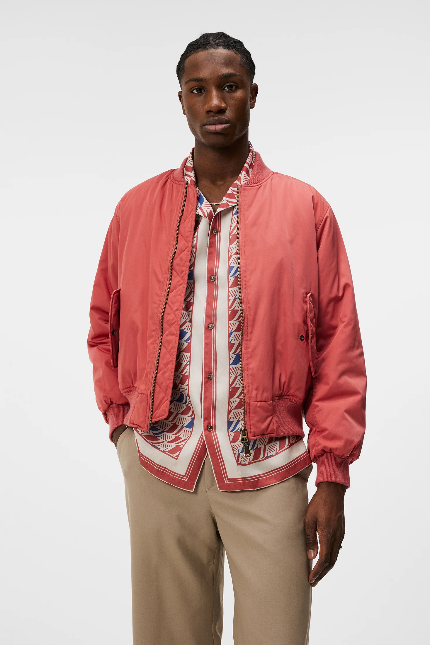 Bradfield Twill Nylon jacket / Dusty Cedar - Image 2