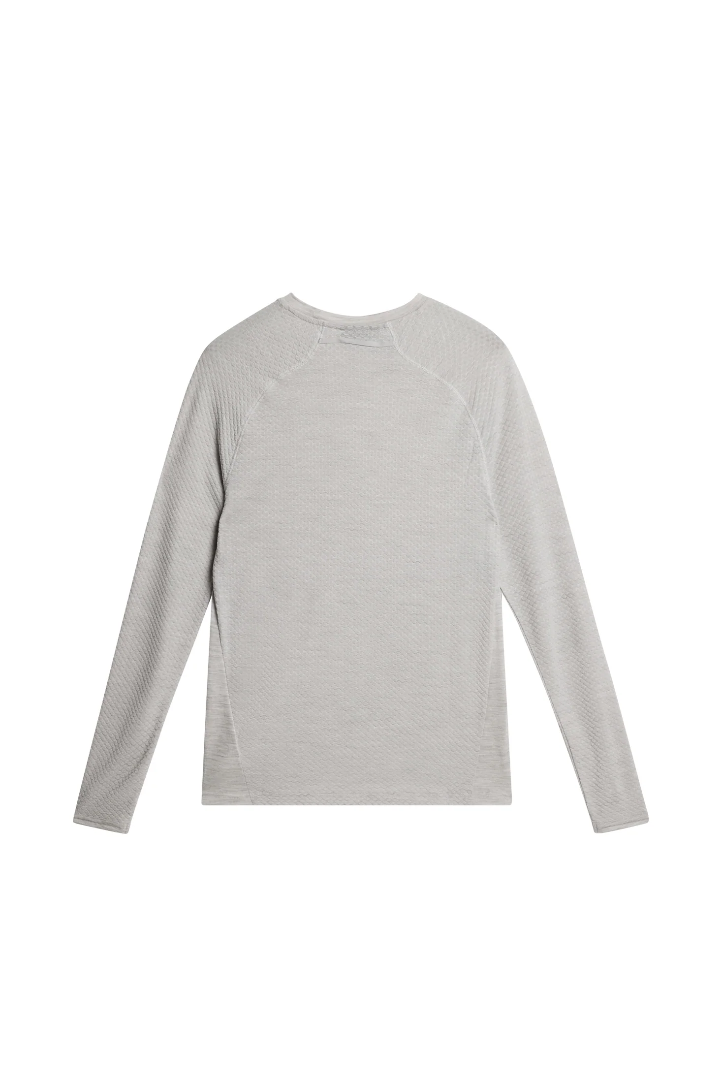 Brent Wool Long Sleeve / Light Grey Melange - Image 2
