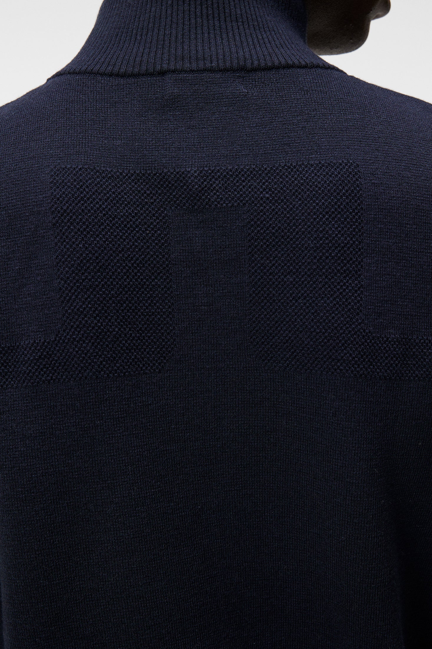 Bridge Knitted Hybrid Sweater / JL Navy - Image 6