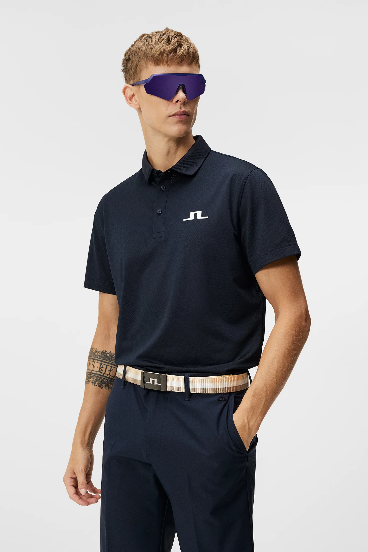 Bridge Regular Fit Polo / JL Navy - Image 2