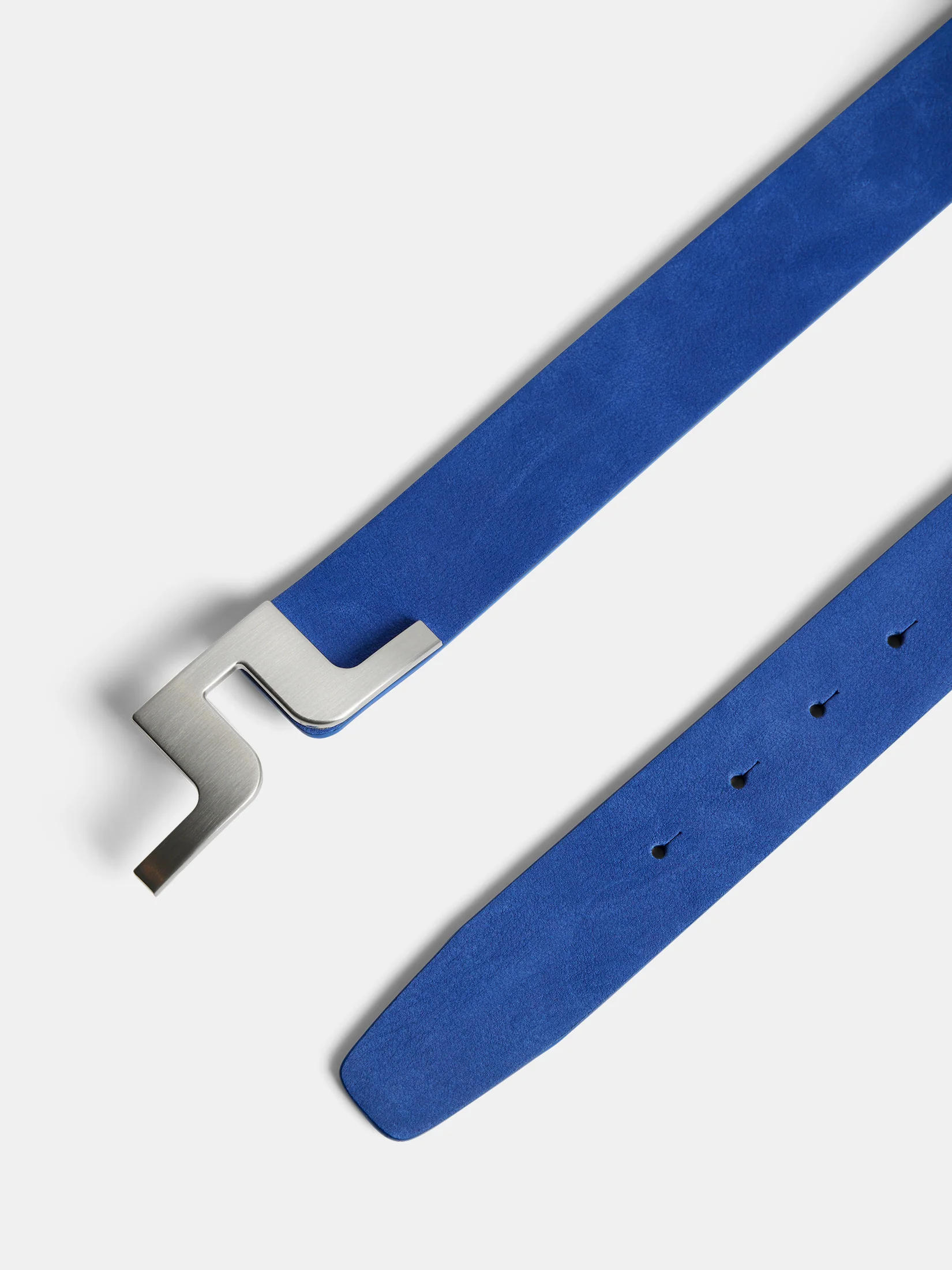 Bridger Nubuck Leather Belt / Clematis Blue - Image 2