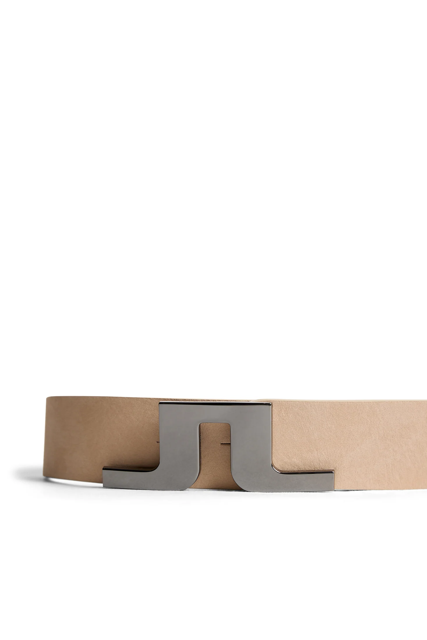 Bridger Nubuck Leather Belt / Moonbeam - Image 3
