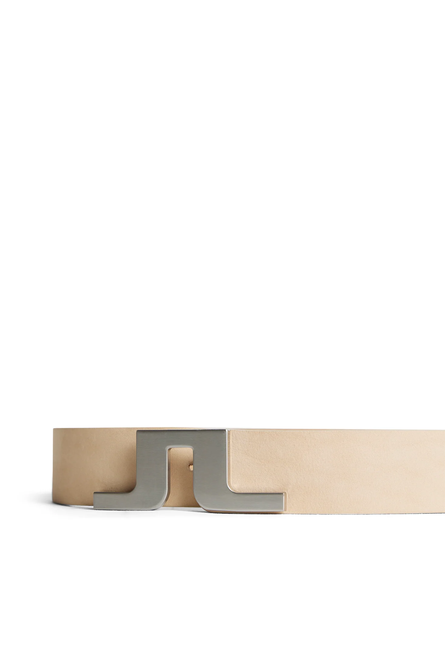 Bridger Nubuck Leather Belt / Moonbeam - Image 3