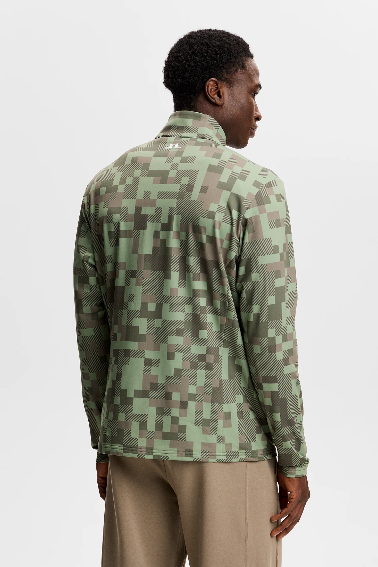Bridger Tour Print Mid Layer / Tour 26 Tonal Green L - Image 3