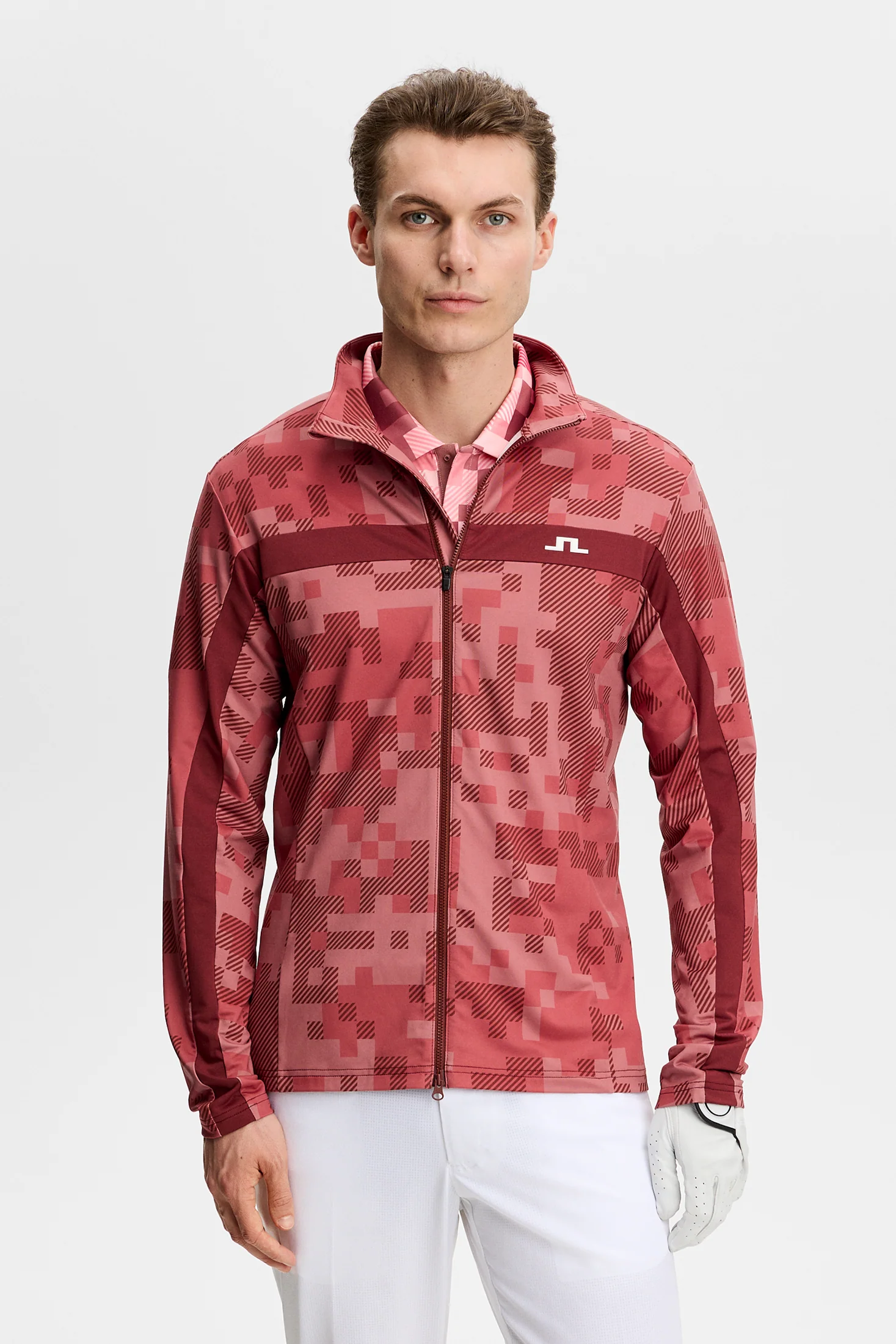 Bridger Tour Print Mid Layer / Tour 26 Tonal Pink L - Image 3