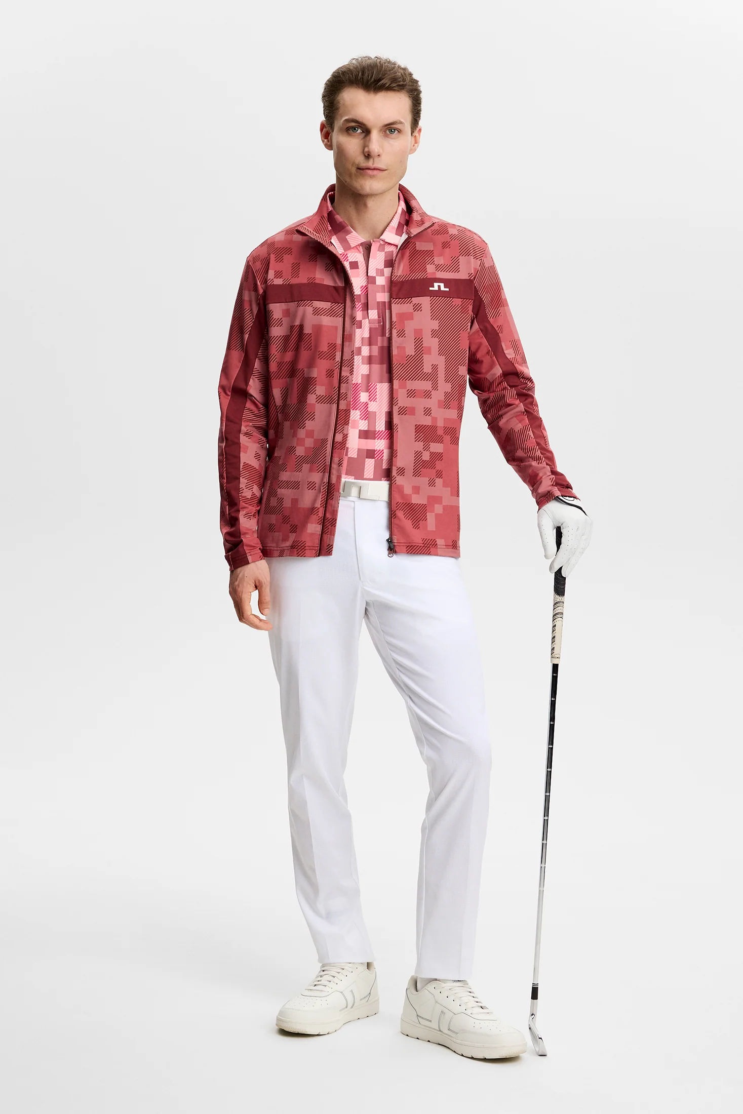 Bridger Tour Print Mid Layer / Tour 26 Tonal Pink L - Image 5