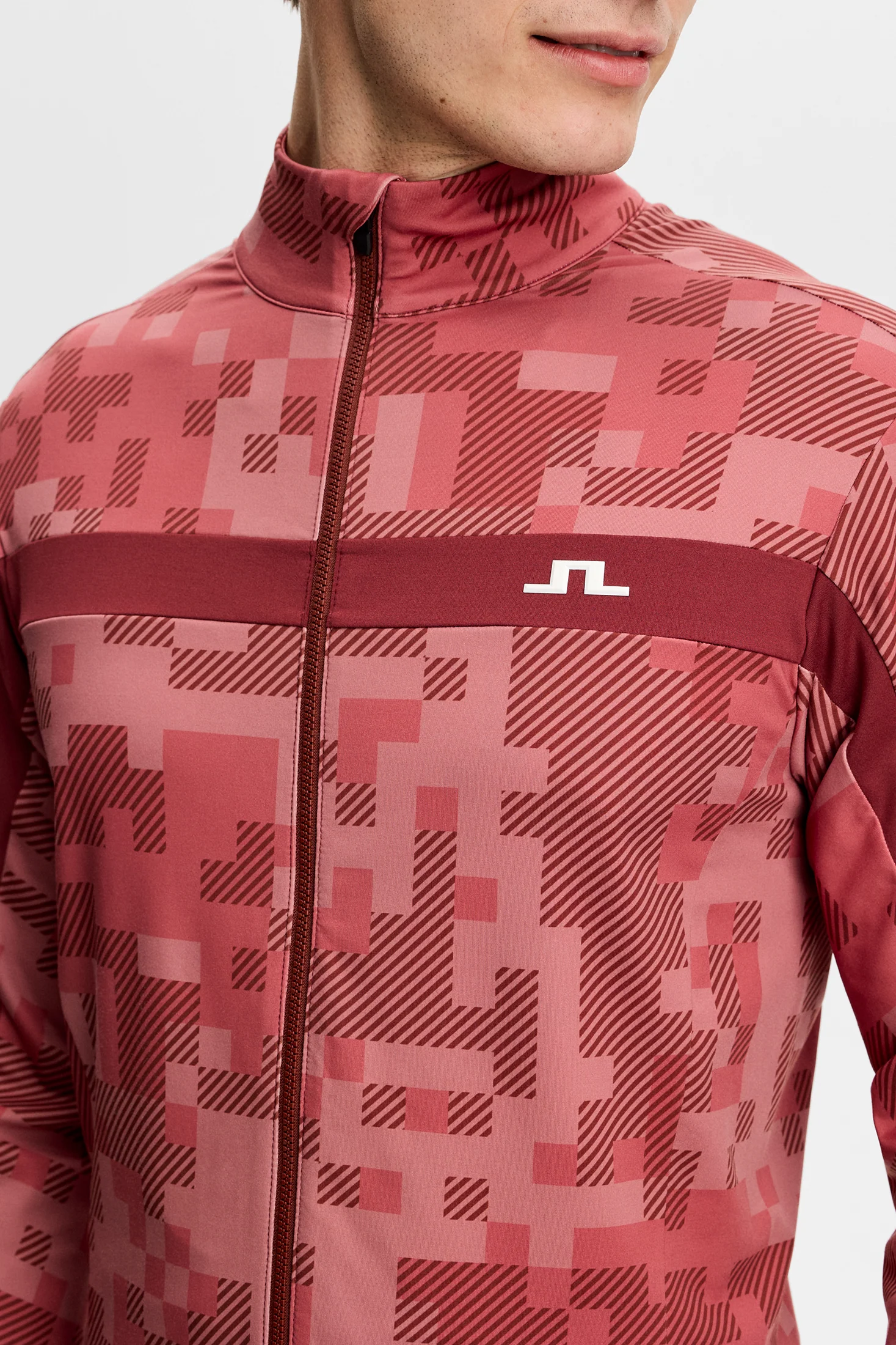 Bridger Tour Print Mid Layer / Tour 26 Tonal Pink L - Image 6