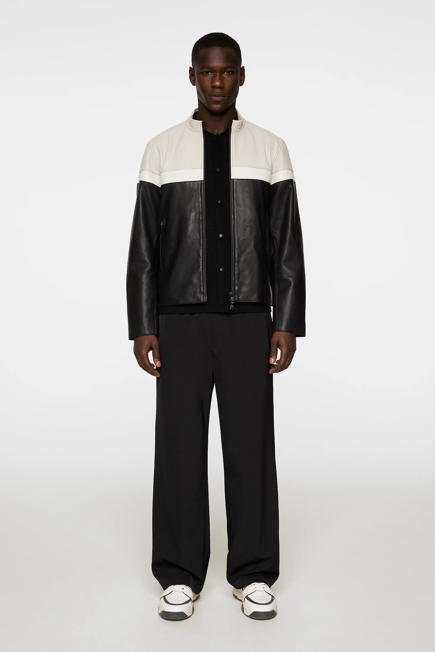 Brodie Biker Jacket / Black - Image 5