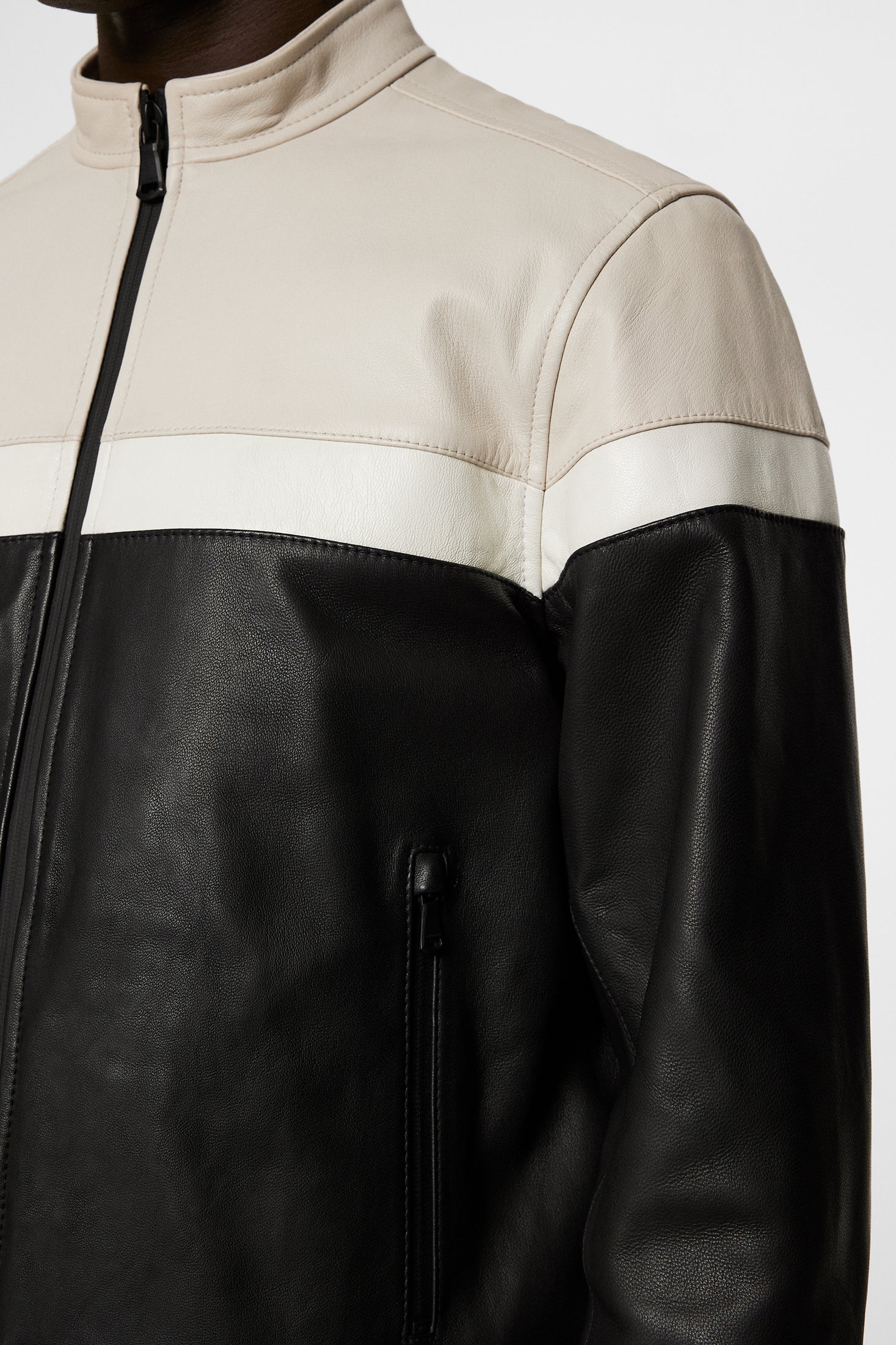 Brodie Biker Jacket / Black - Image 7