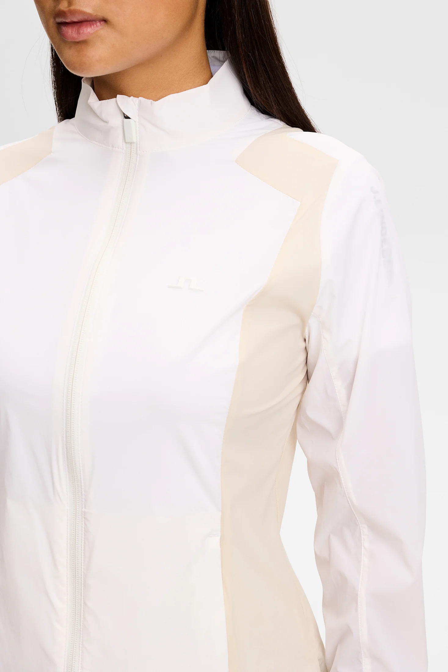 Brooks Zip Packable Jacket / White - Image 6