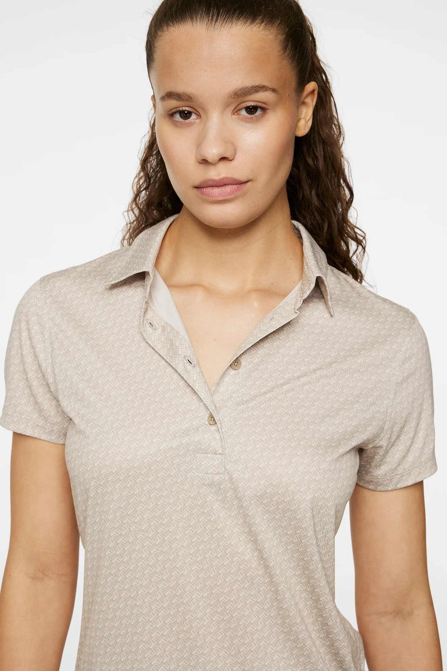 Caitlyn Polo / Shadow Bridge Khaki S - Image 5