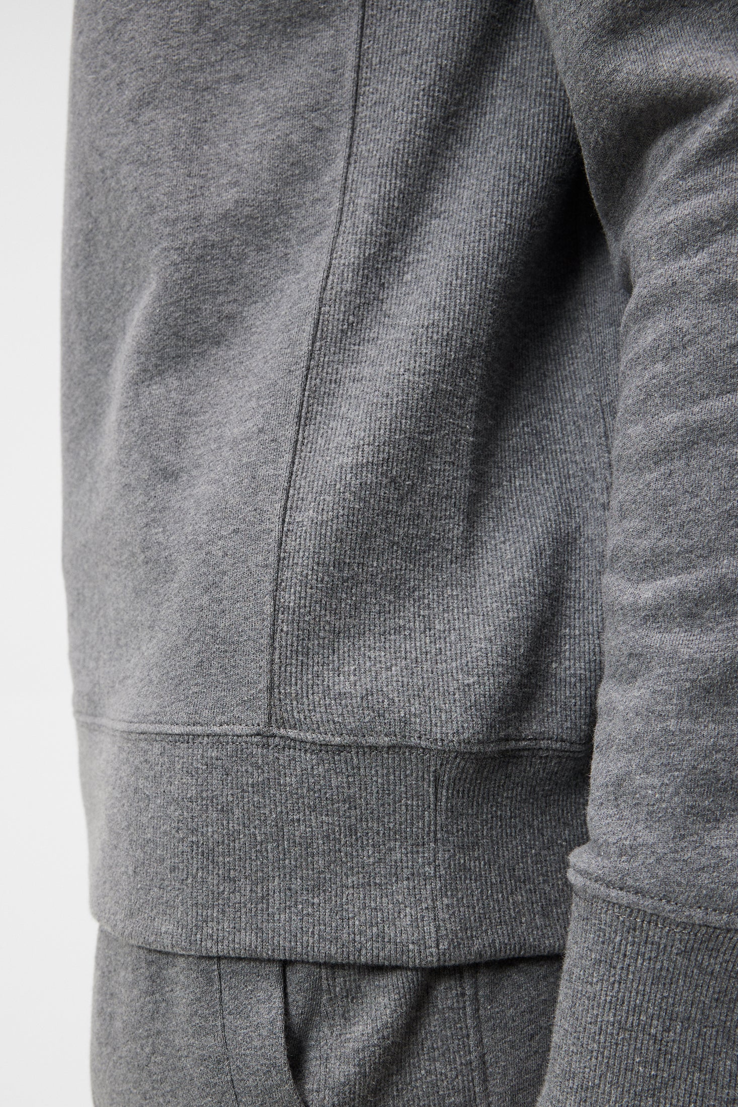 Cal Crew Neck Sweat / Mid Grey Melange - Image 6