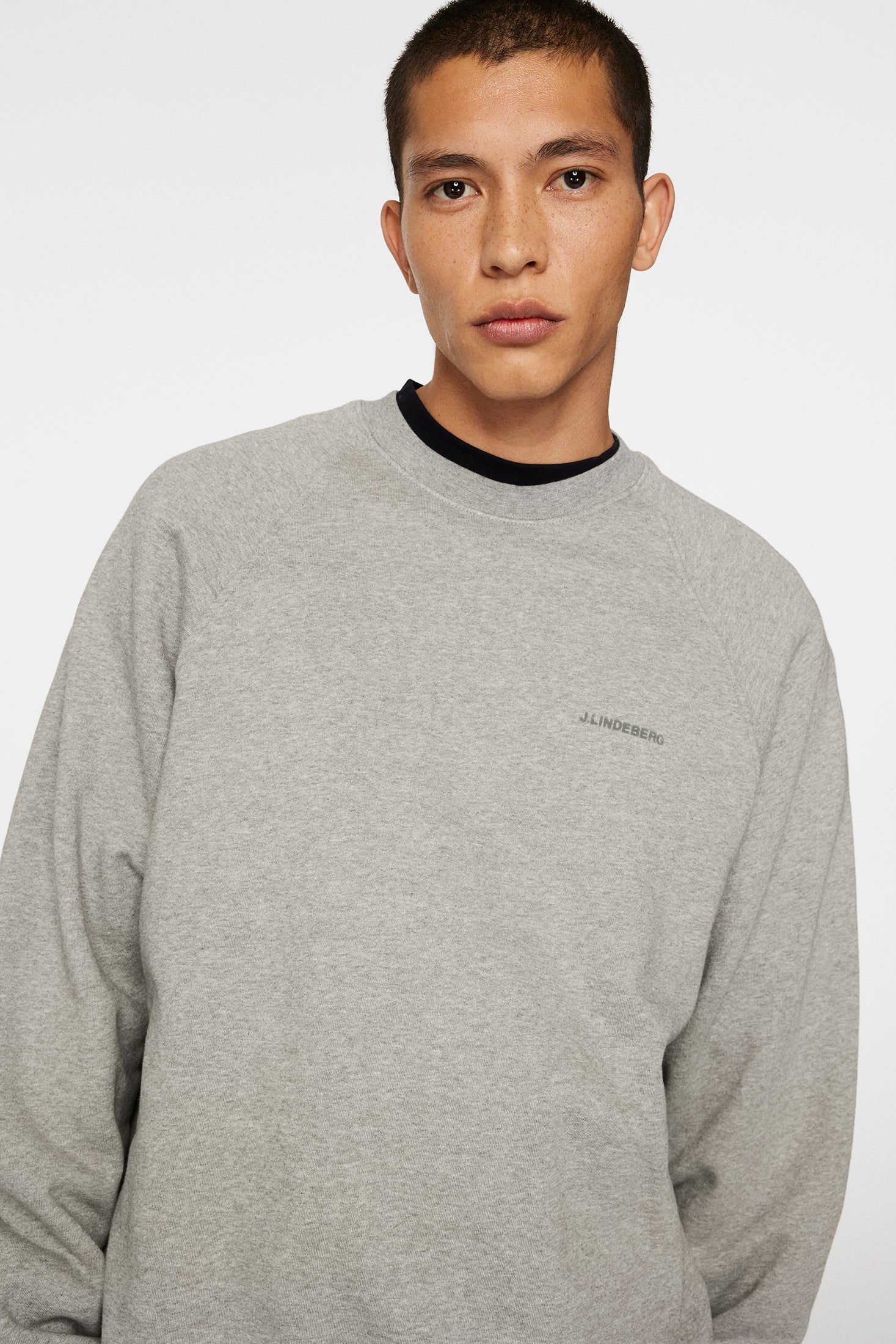 Callan Crew Neck / Light Grey Melange - Image 5