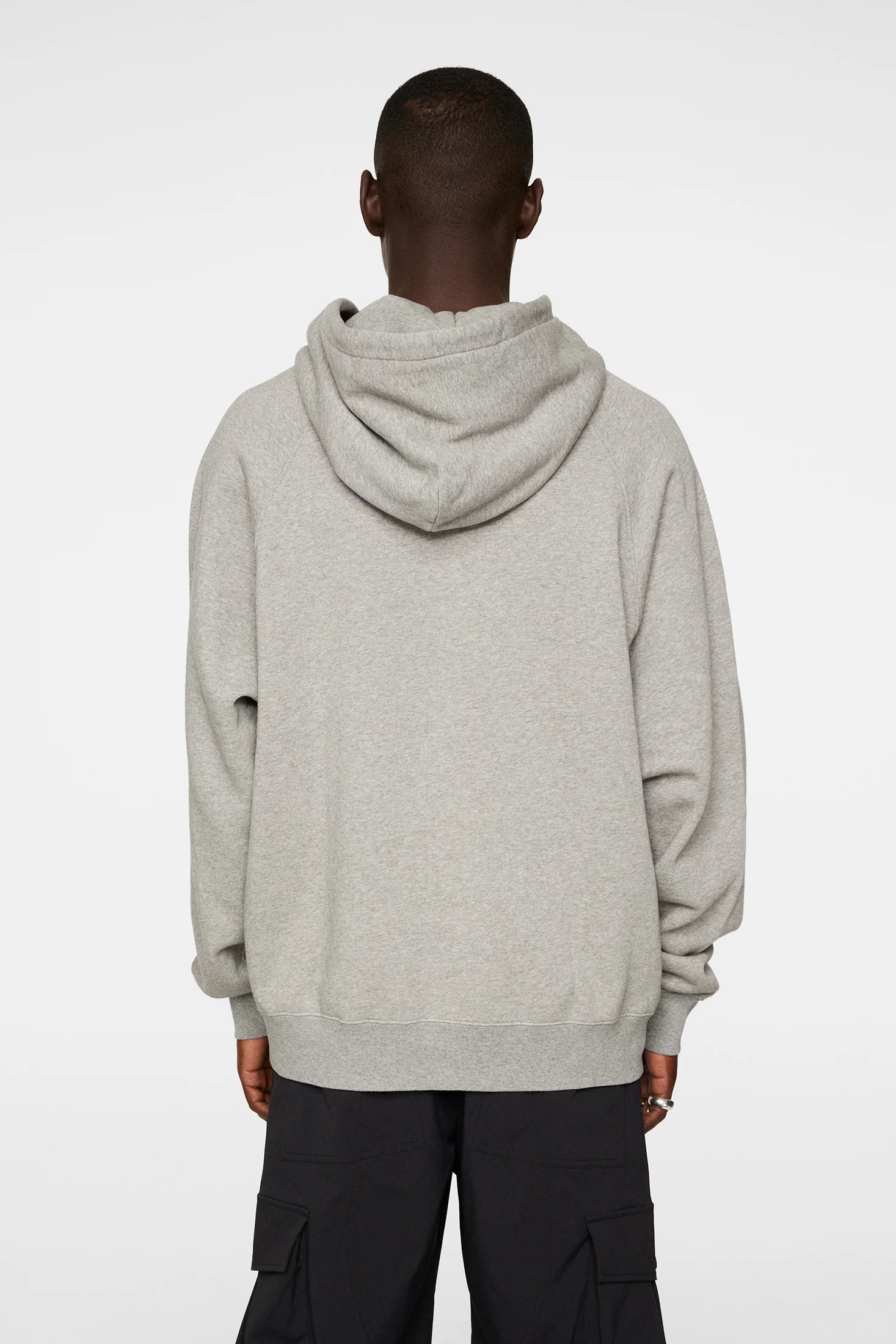 Callan Hoodie / Light Grey Melange - Image 3