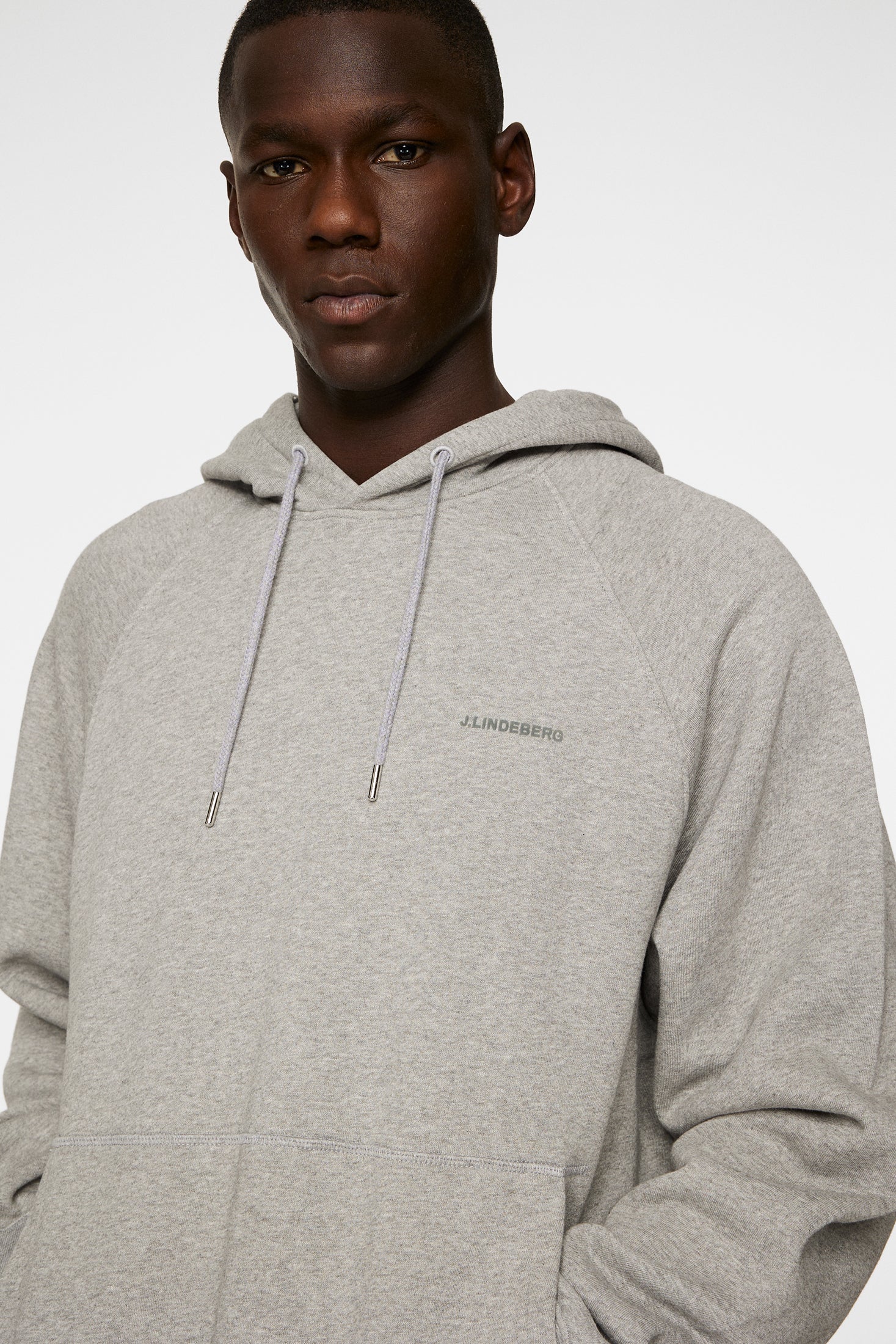 Callan Hoodie / Light Grey Melange - Image 5