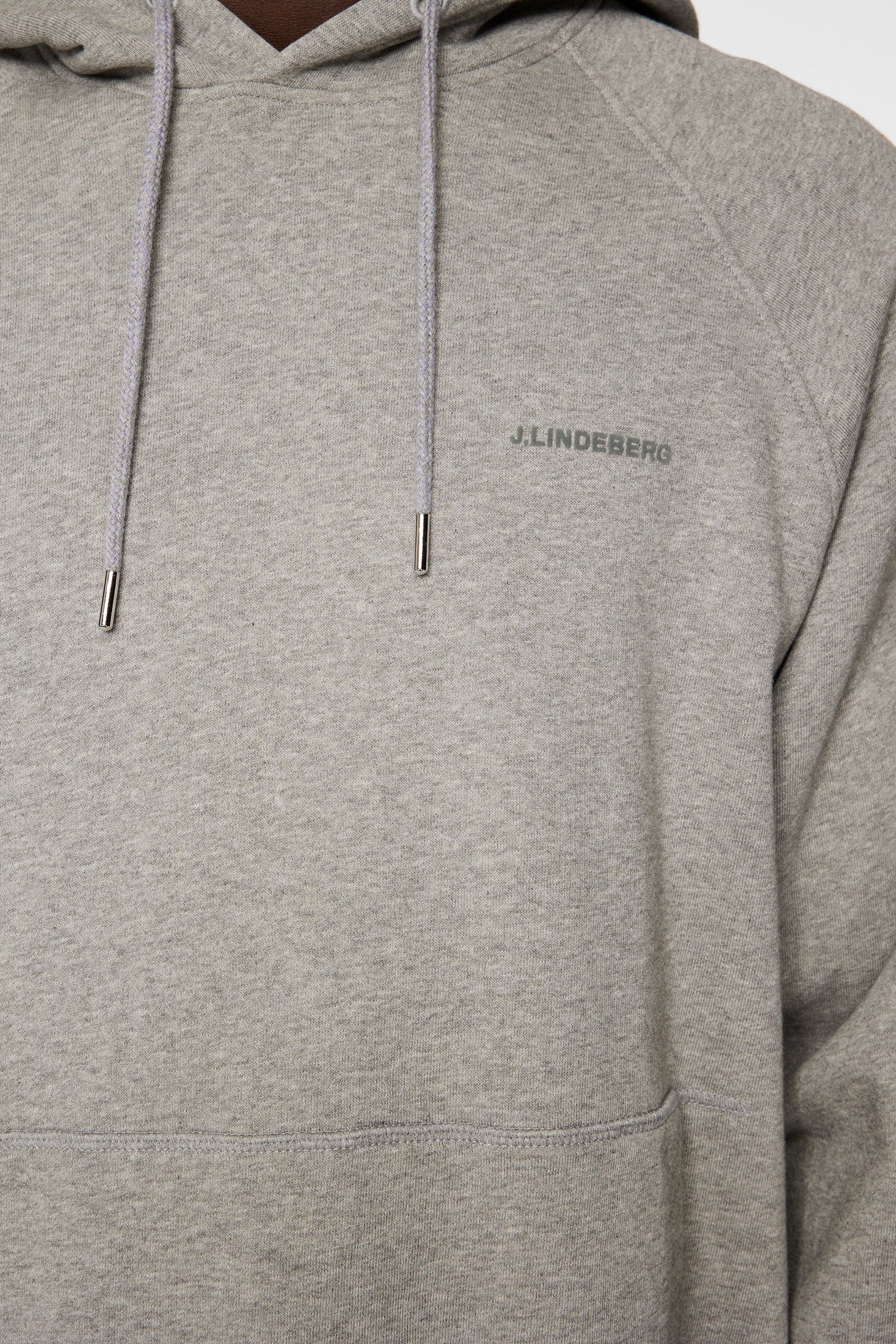 Callan Hoodie / Light Grey Melange - Image 6