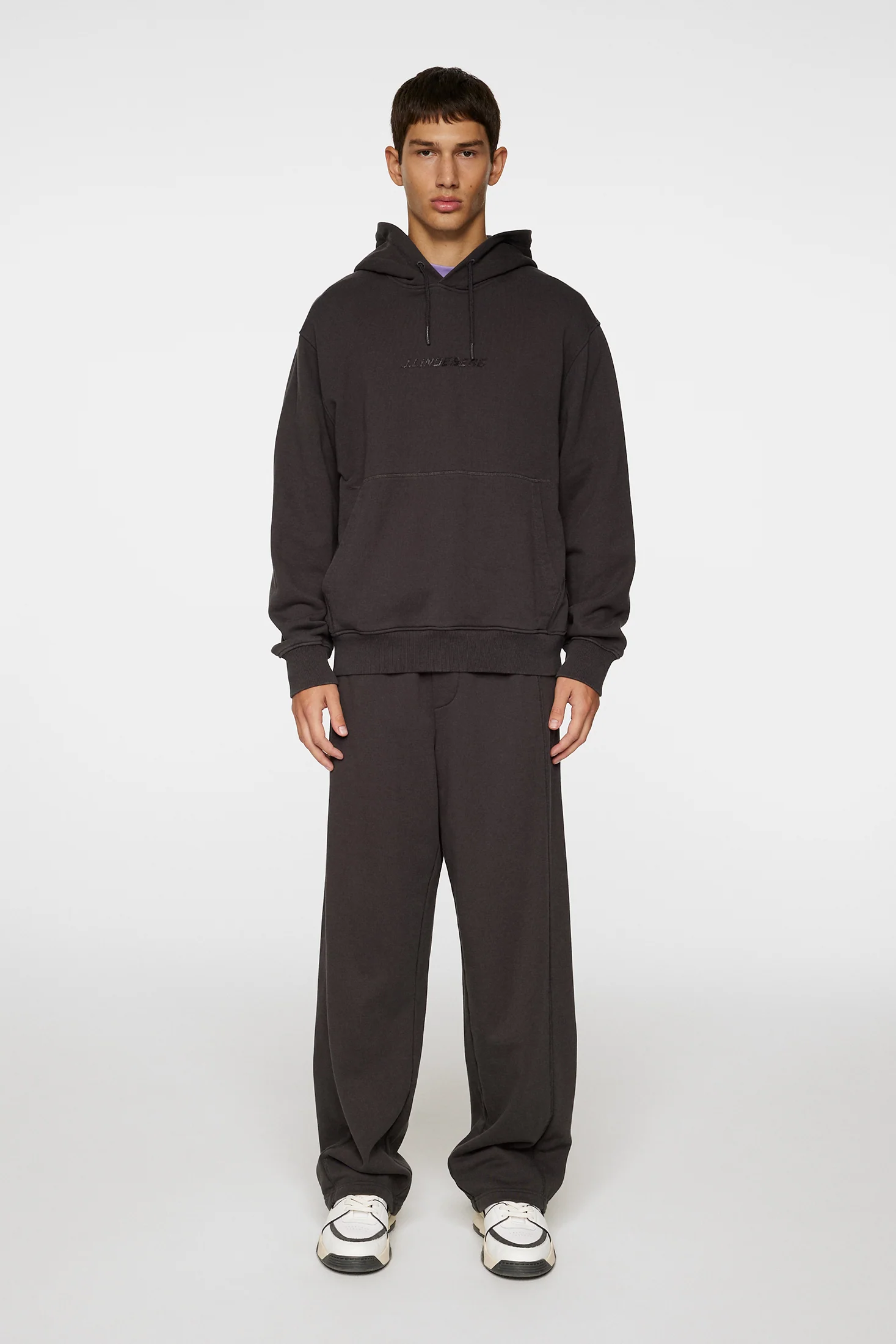 Callan Logo Hoodie / Washed Black - Image 5