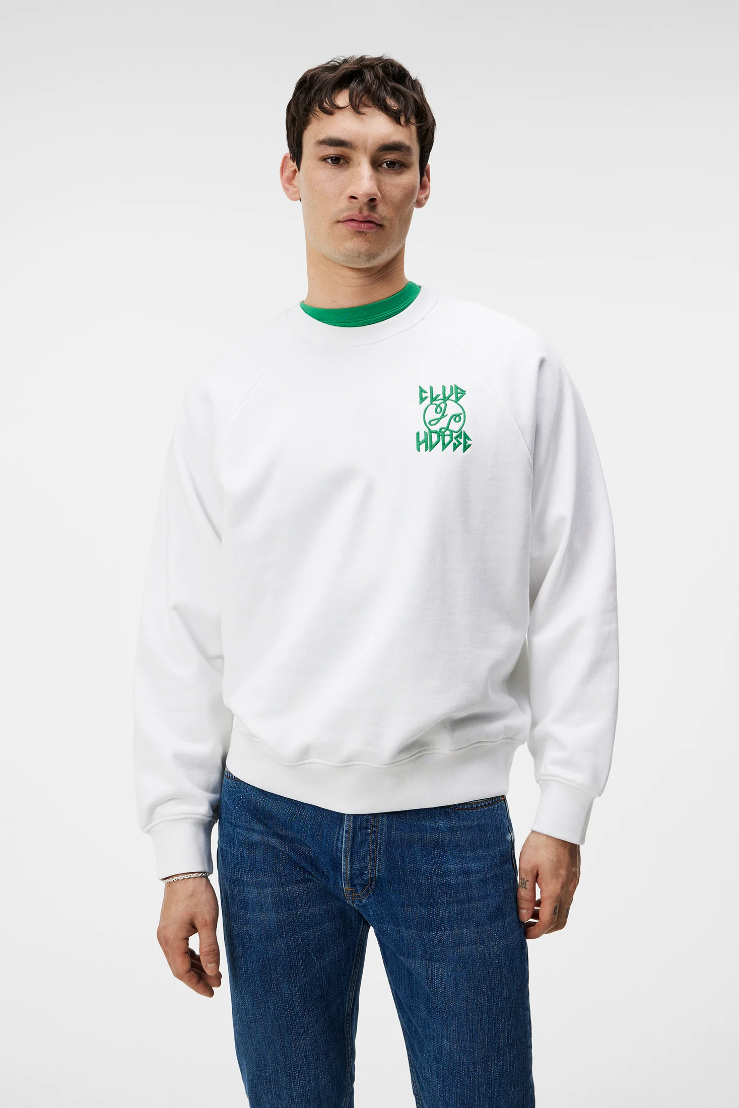 Callan Printed Crew / White - Image 3
