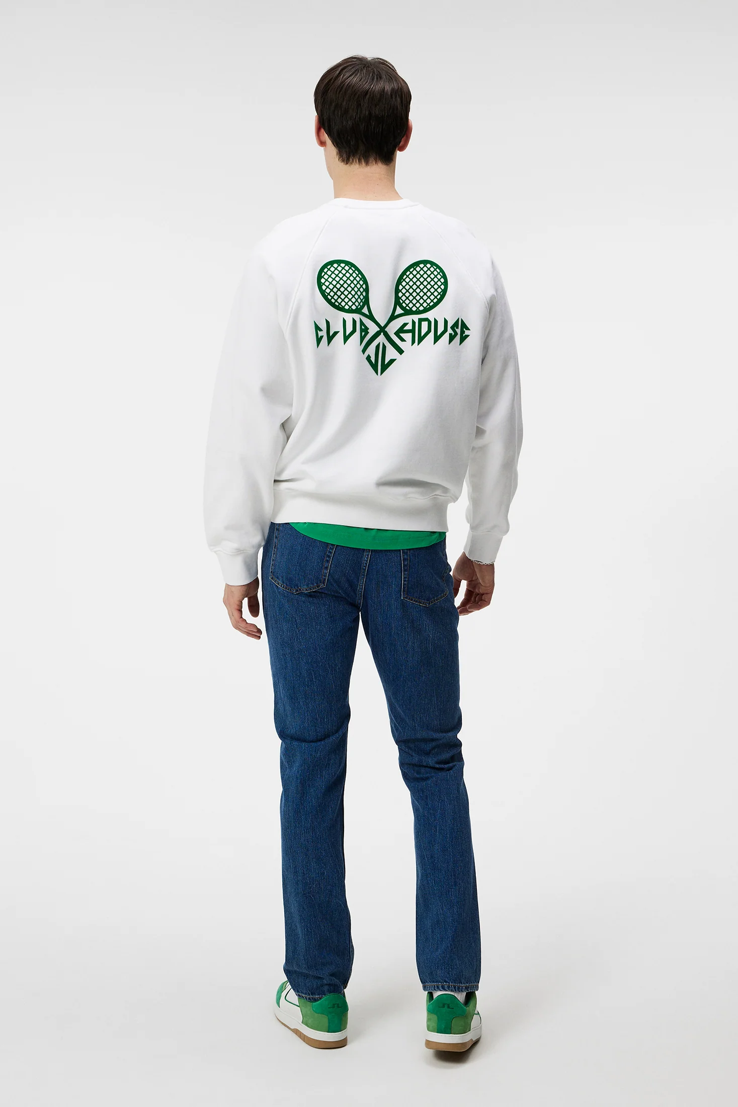 Callan Printed Crew / White - Image 4
