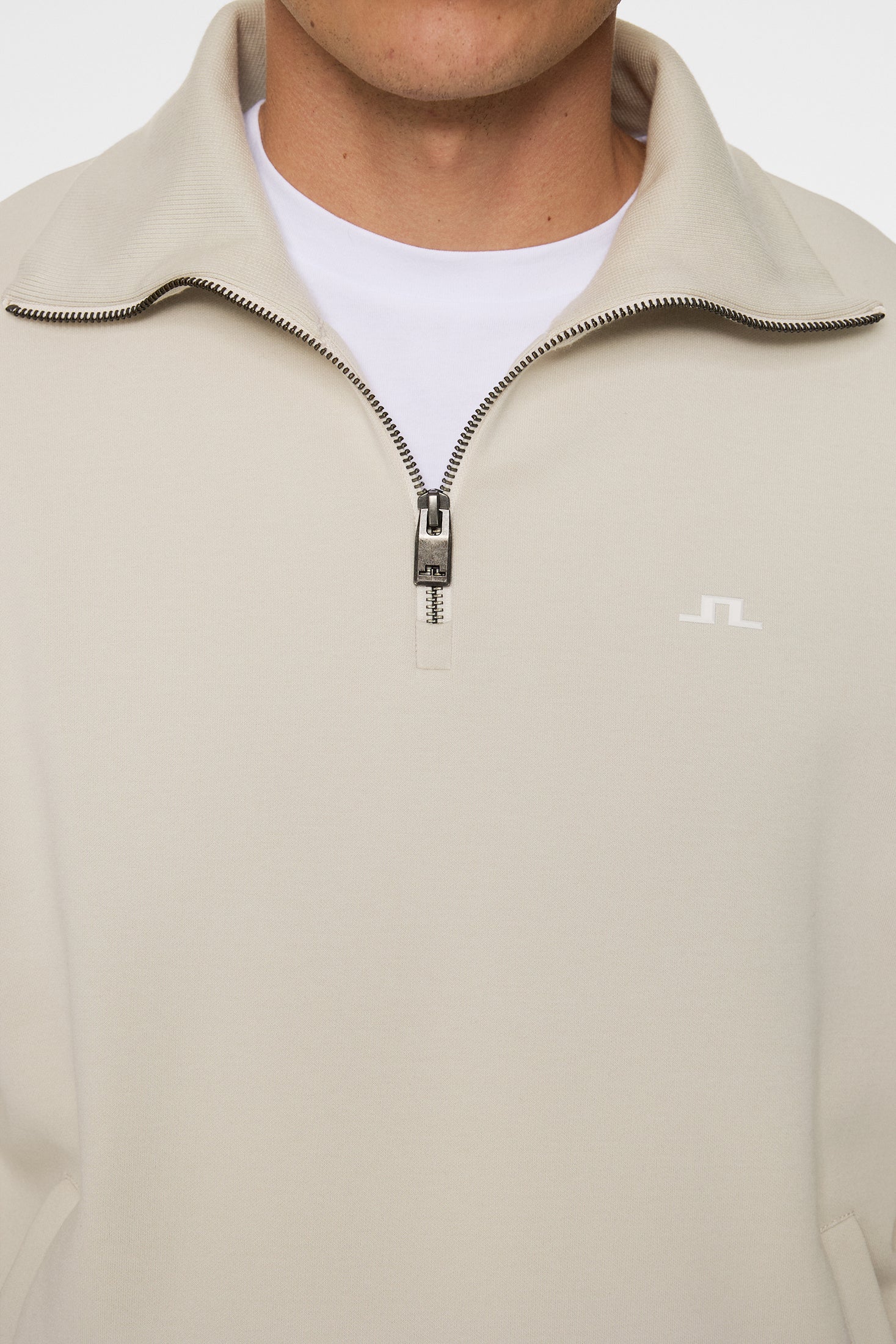 Callan quarter zip / Moonbeam - Image 6