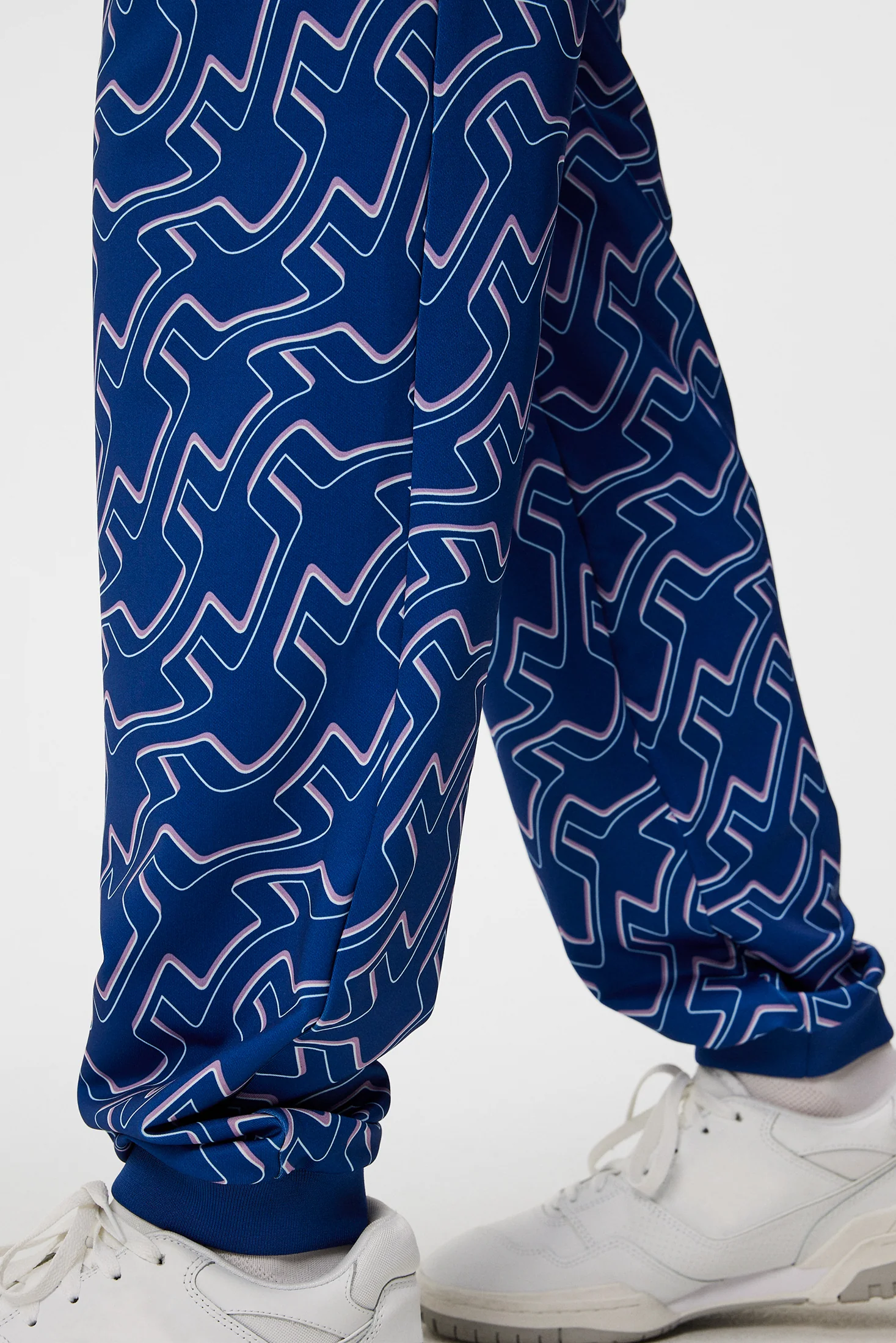Callum Print Pant / Outline Bridge Wave Blue - Image 6