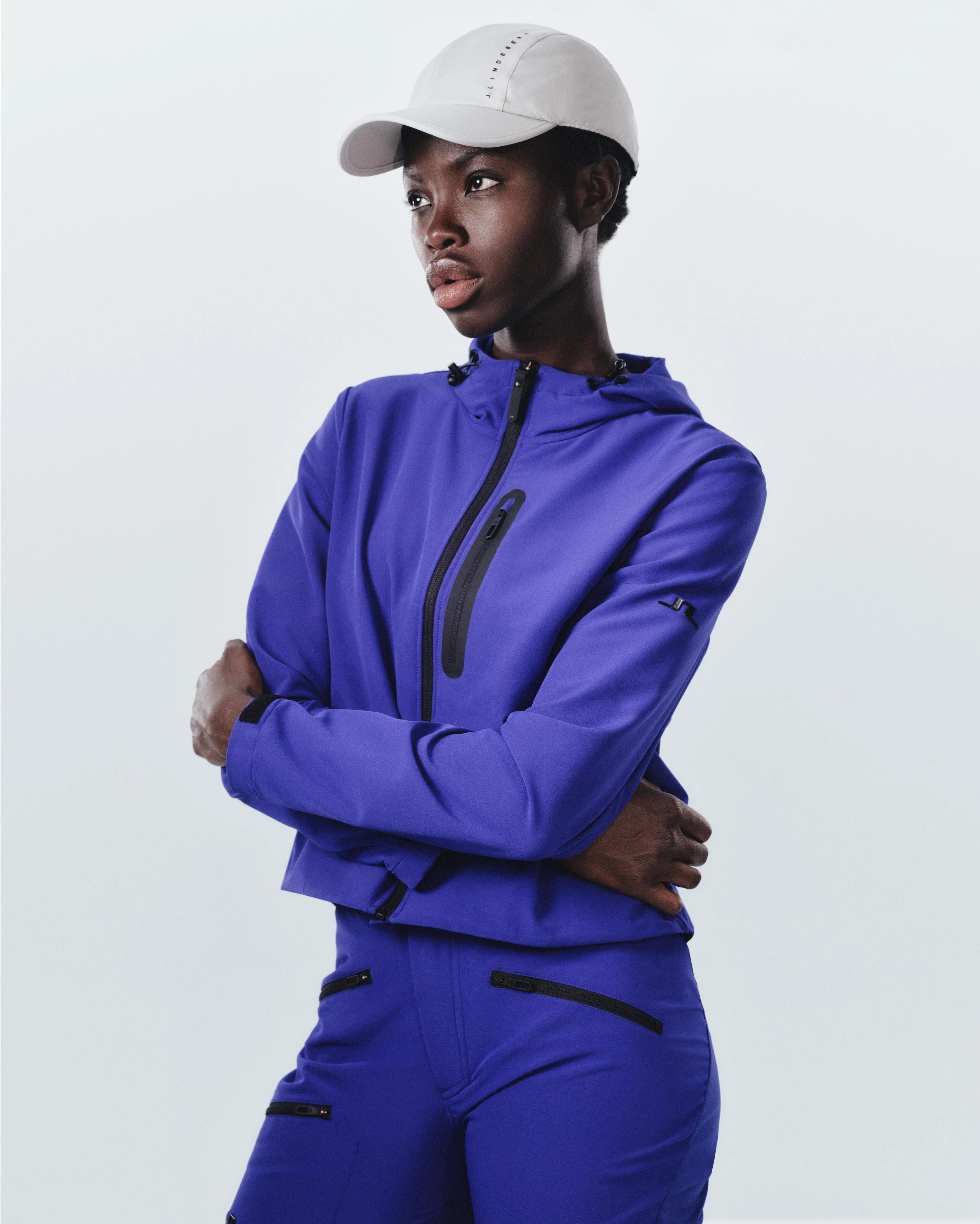 Camila Cropped Softshell Jkt / Clematis Blue - Image 8