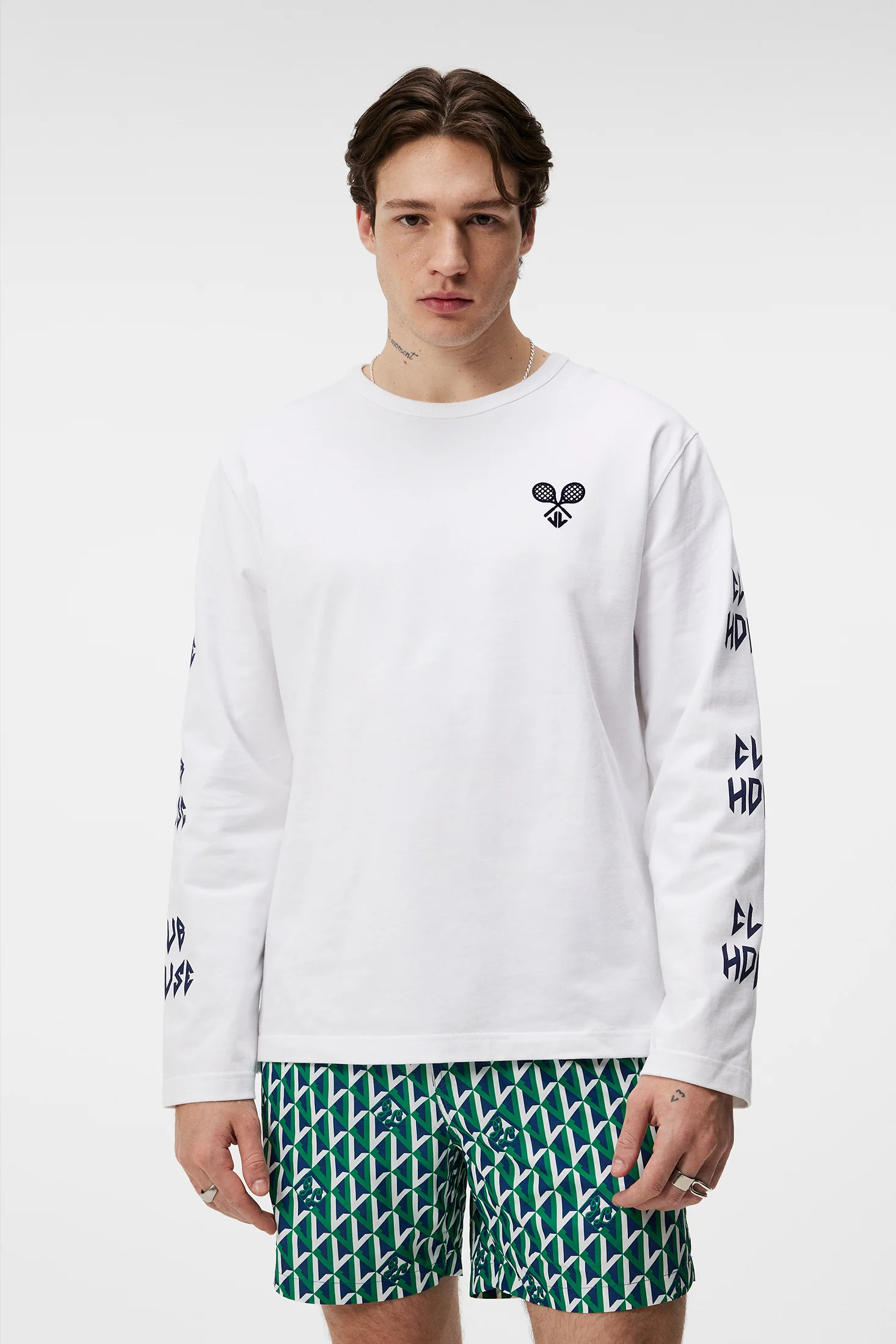Camilo LS Graphic T-shirt / White - Image 3
