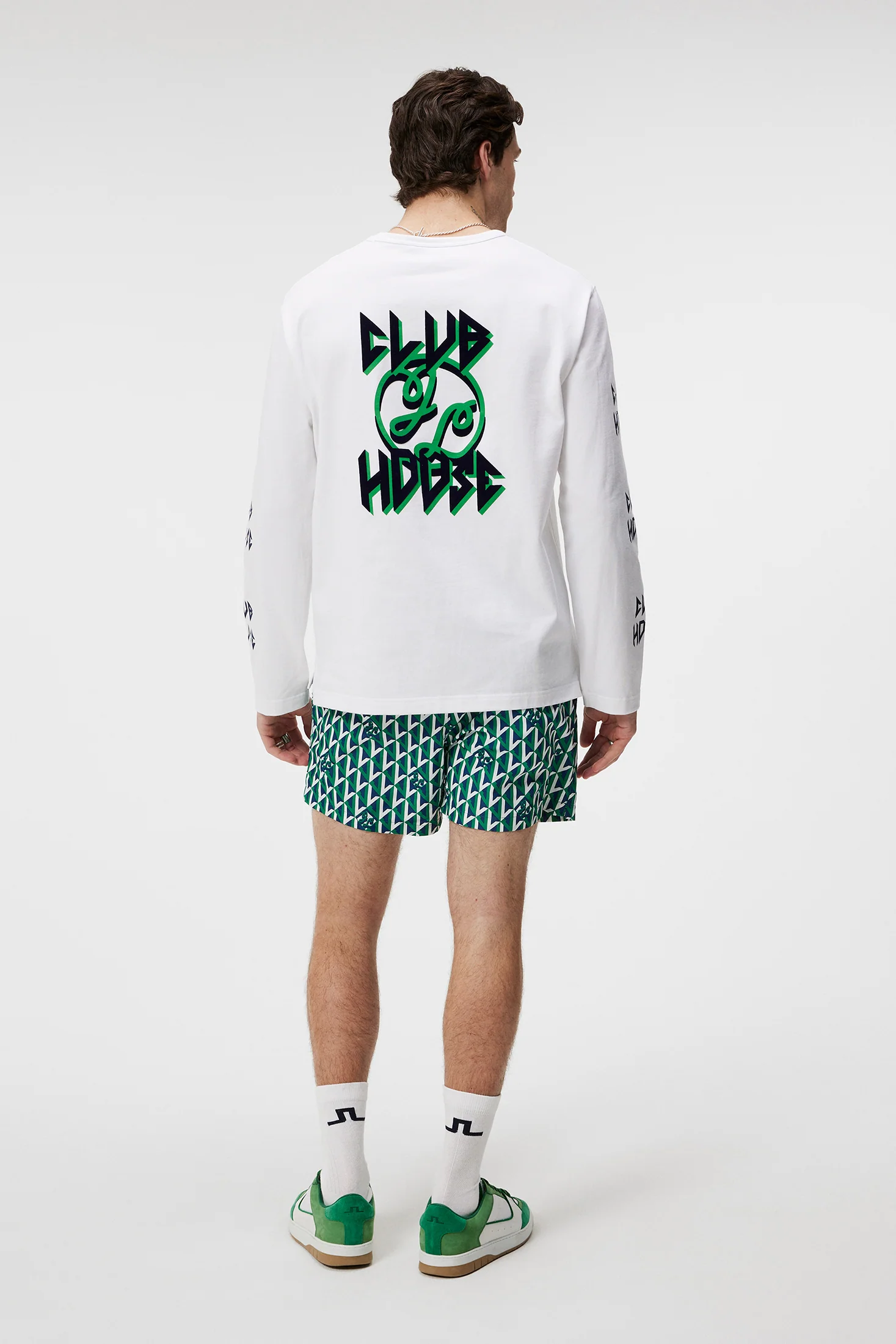 Camilo LS Graphic T-shirt / White - Image 4