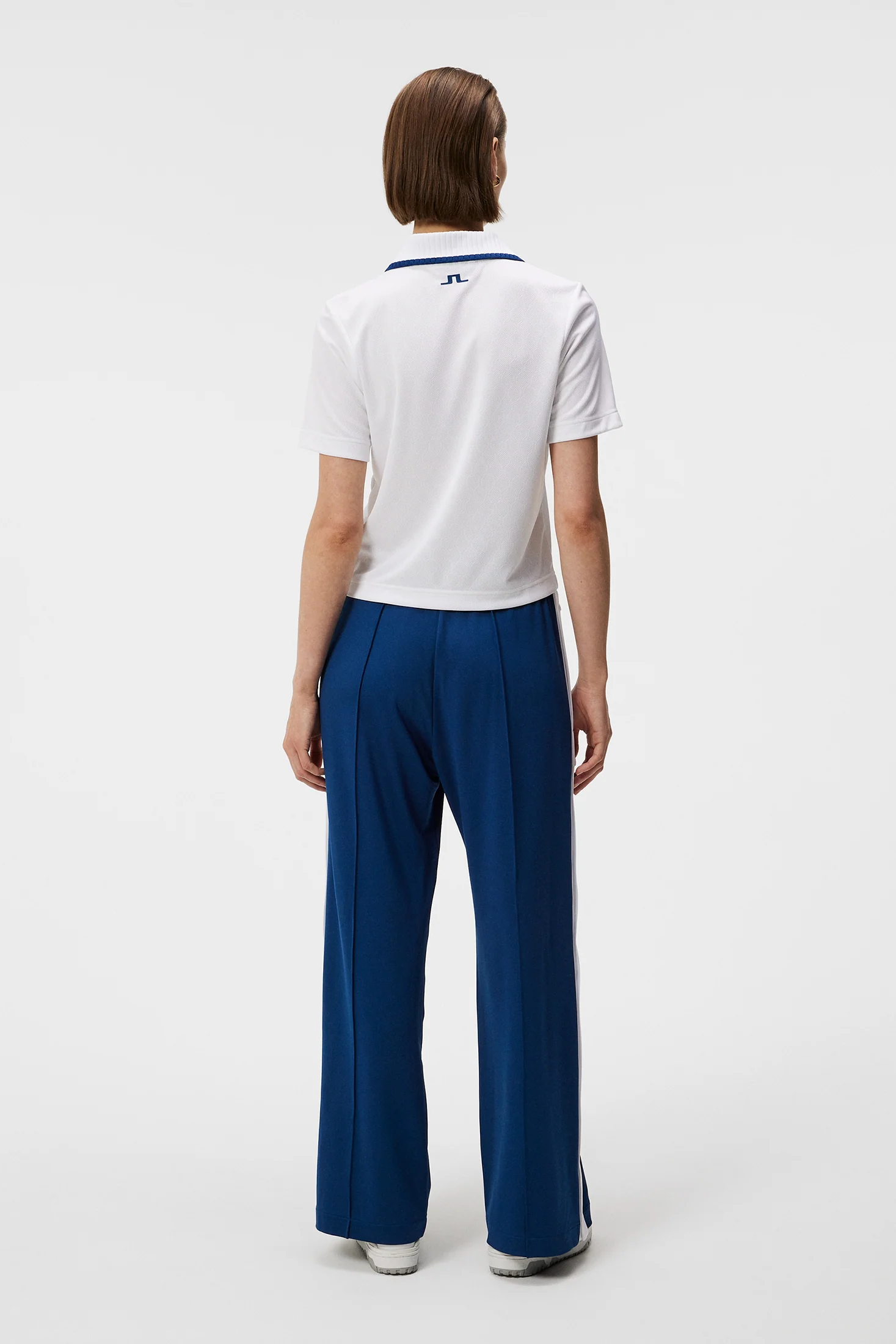 Carina Jacquard Polo / White - Image 3