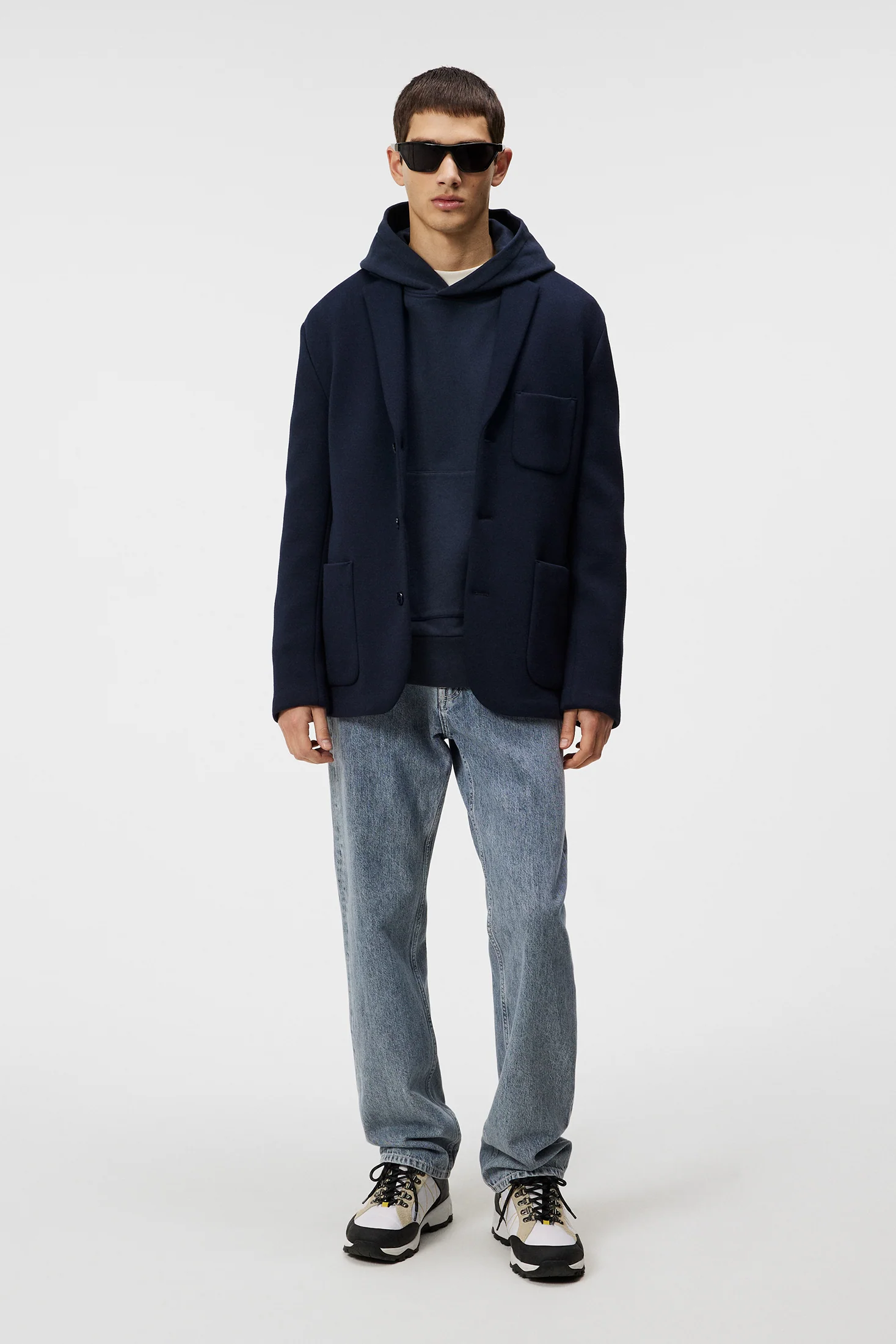Carlton Bonded Cardigan Blazer / JL Navy - Image 4