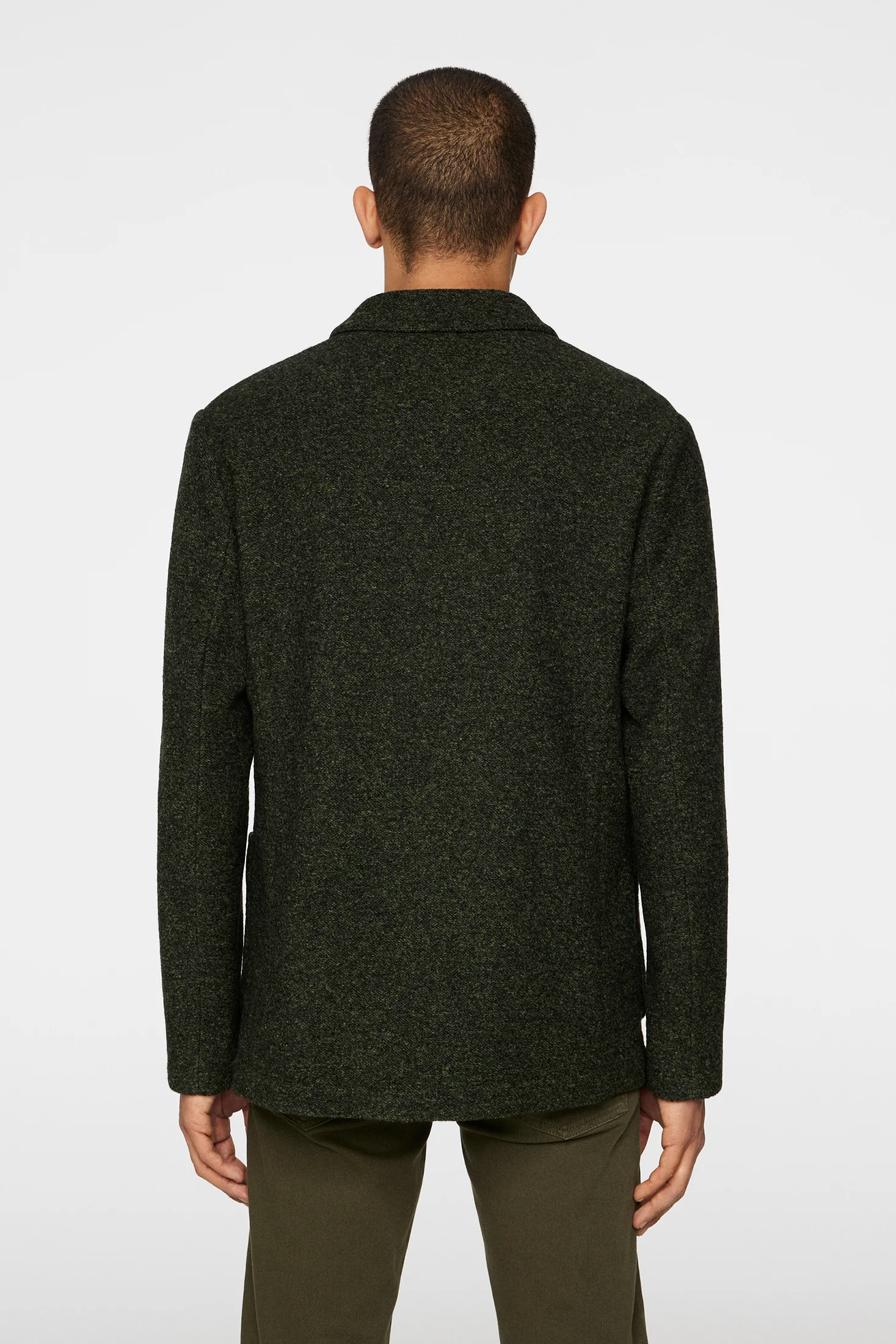 Carlton Cardigan Blazer / Forest Green - Image 3