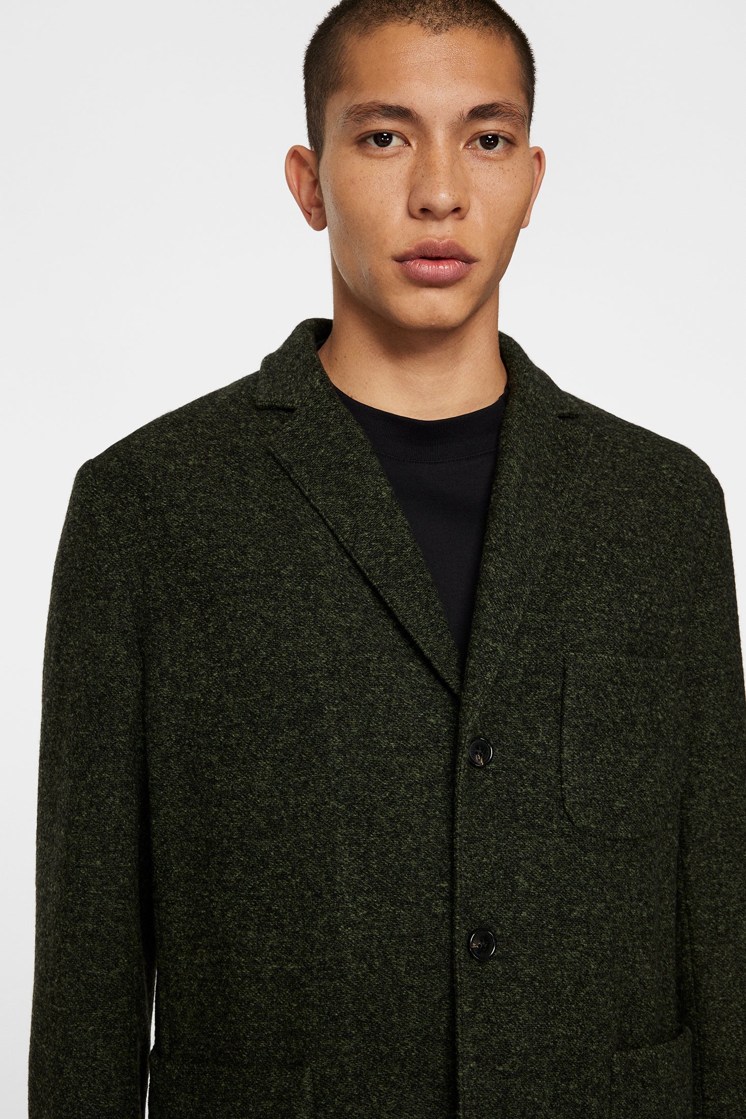Carlton Cardigan Blazer / Forest Green - Image 5