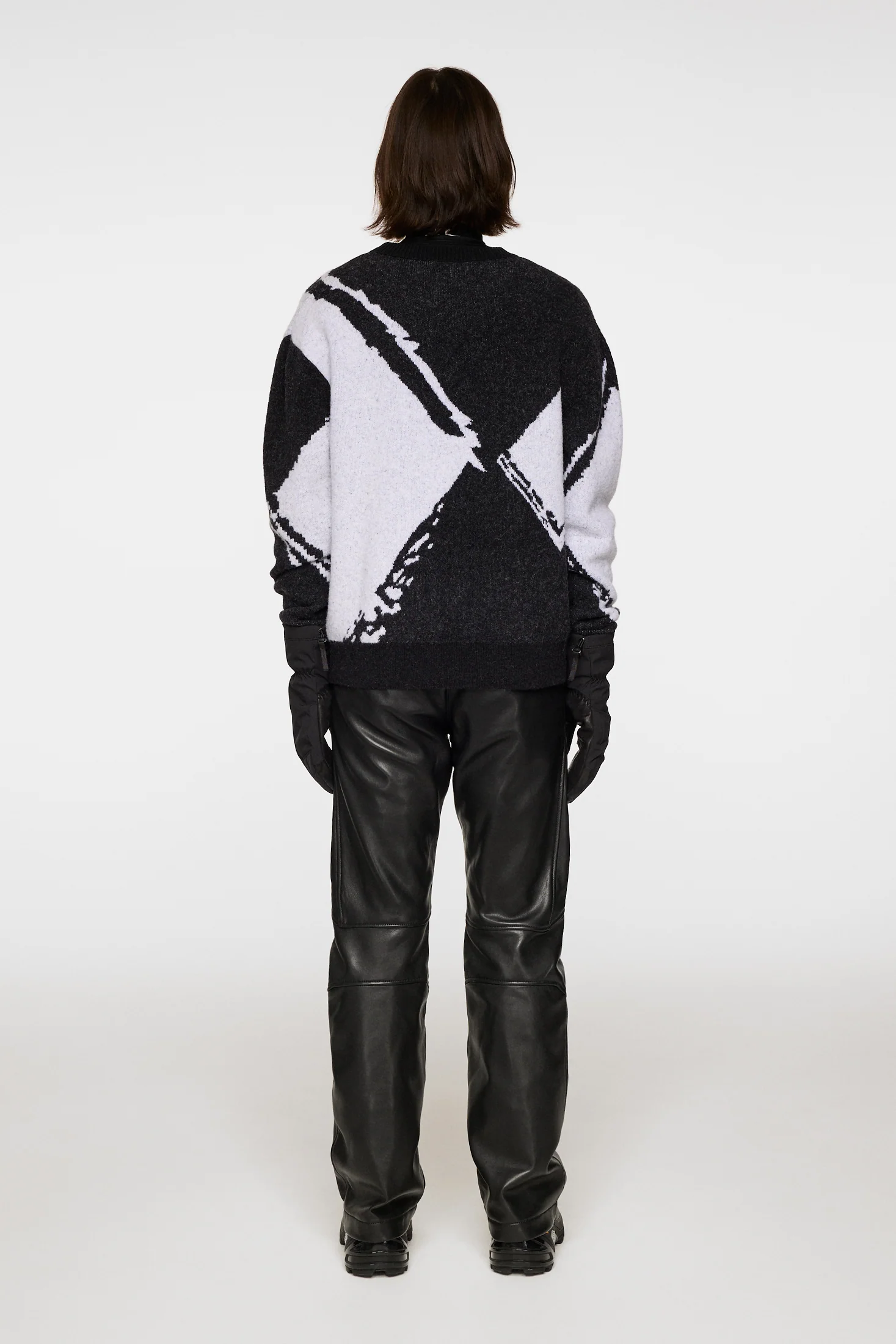 Carter Leather Pants / Black - Image 3