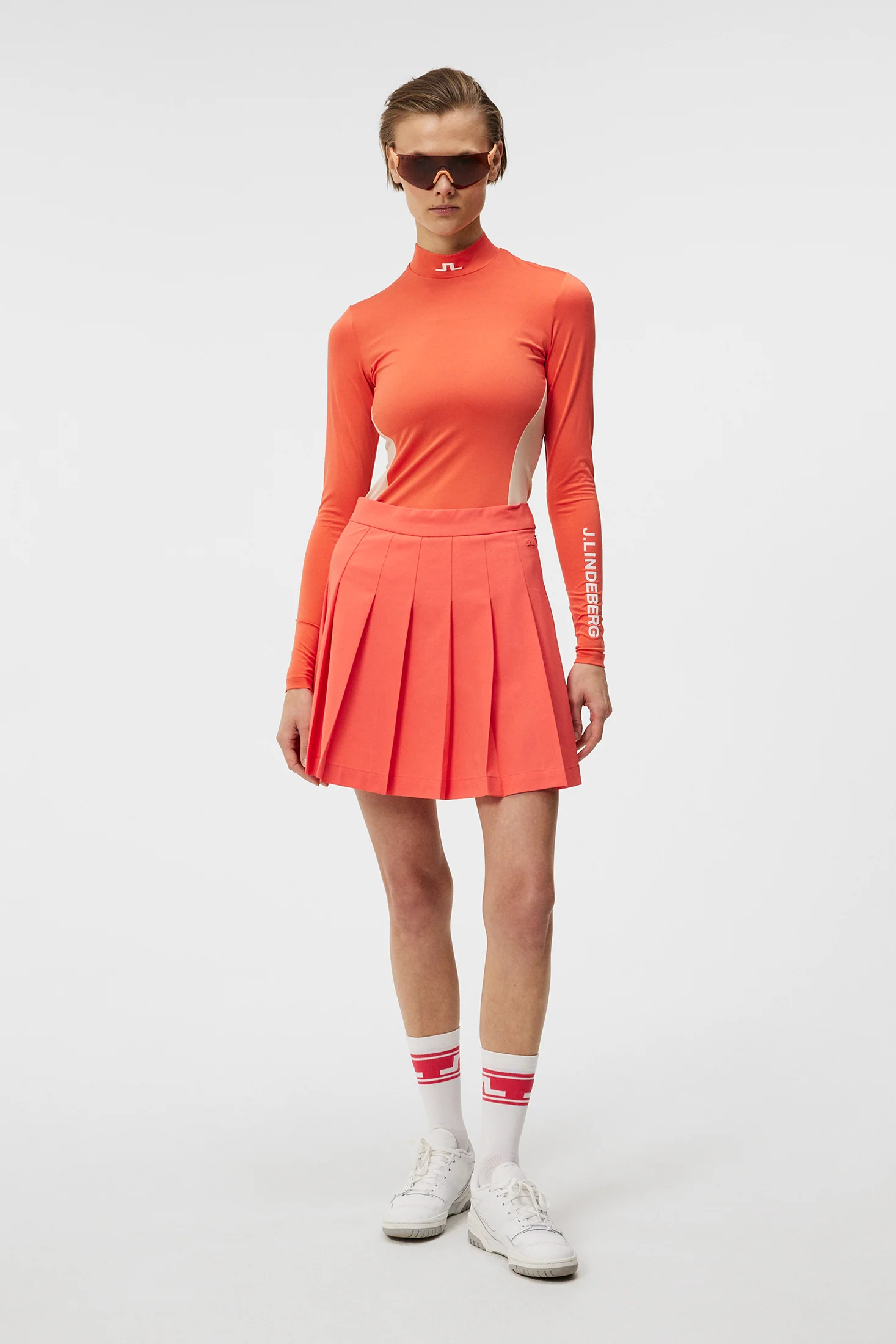 Celeste Long Sleeve Top / Hot Coral - Image 5