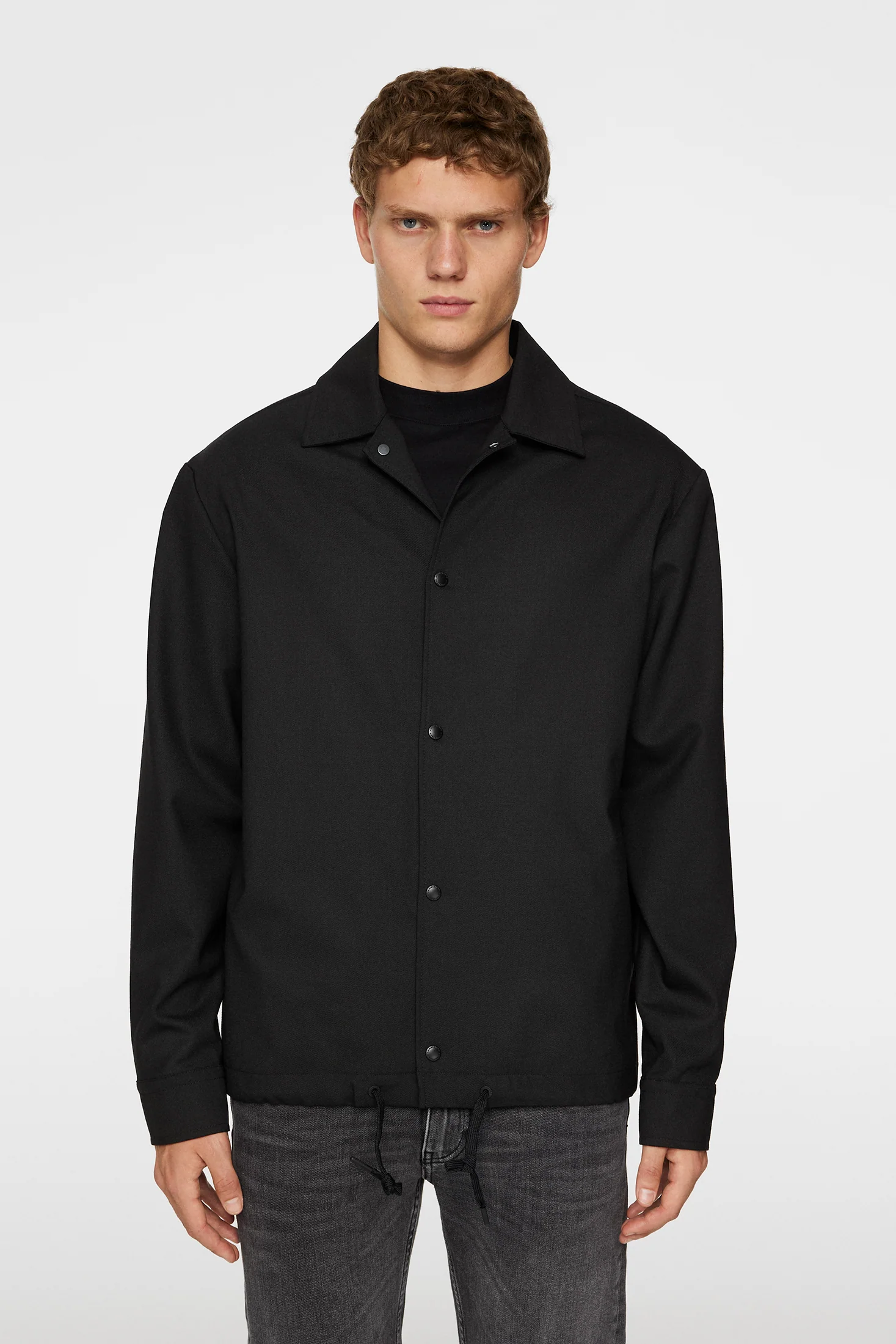 Celian Coach Overshirt / Black - Image 2