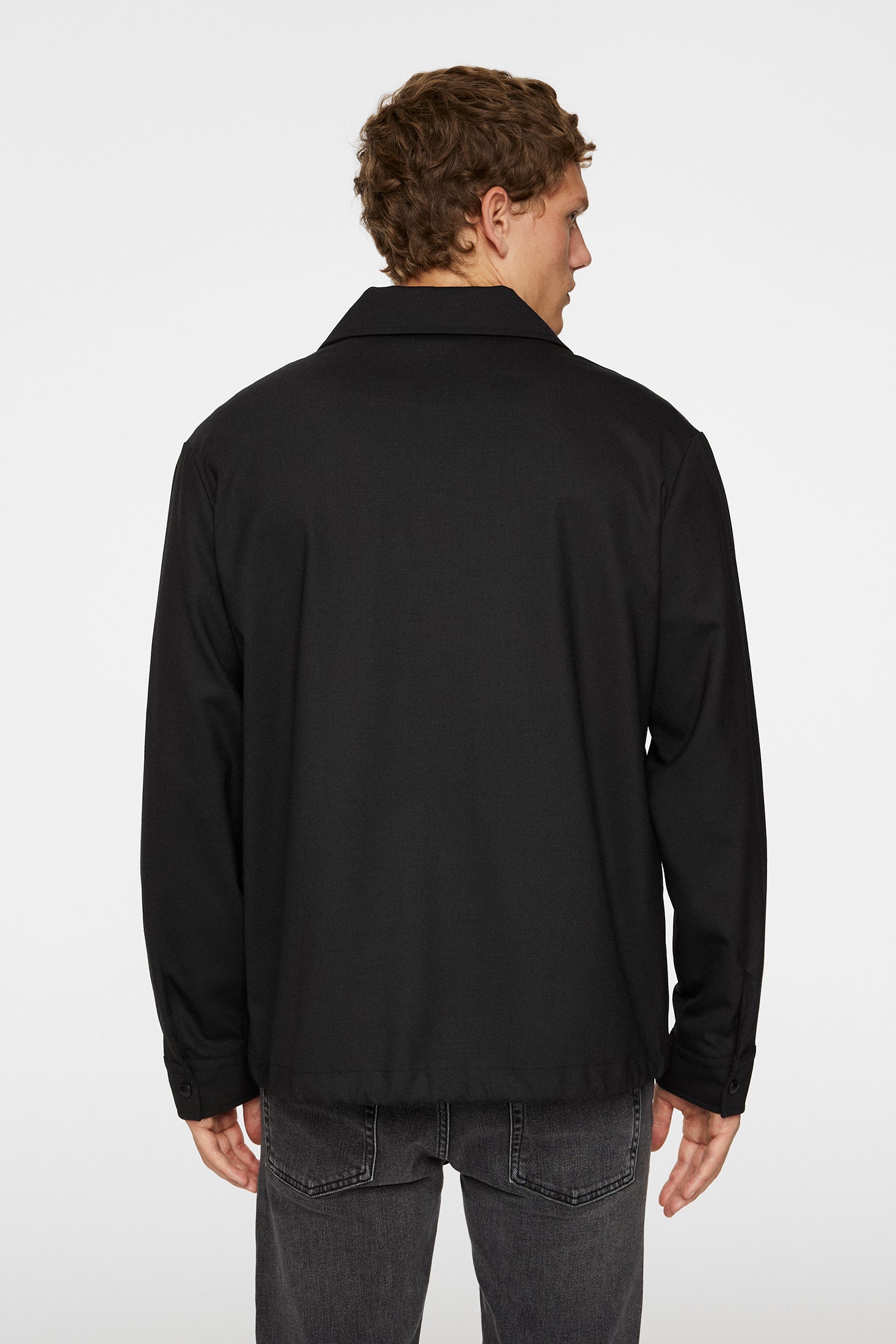 Celian Coach Overshirt / Black - Image 3